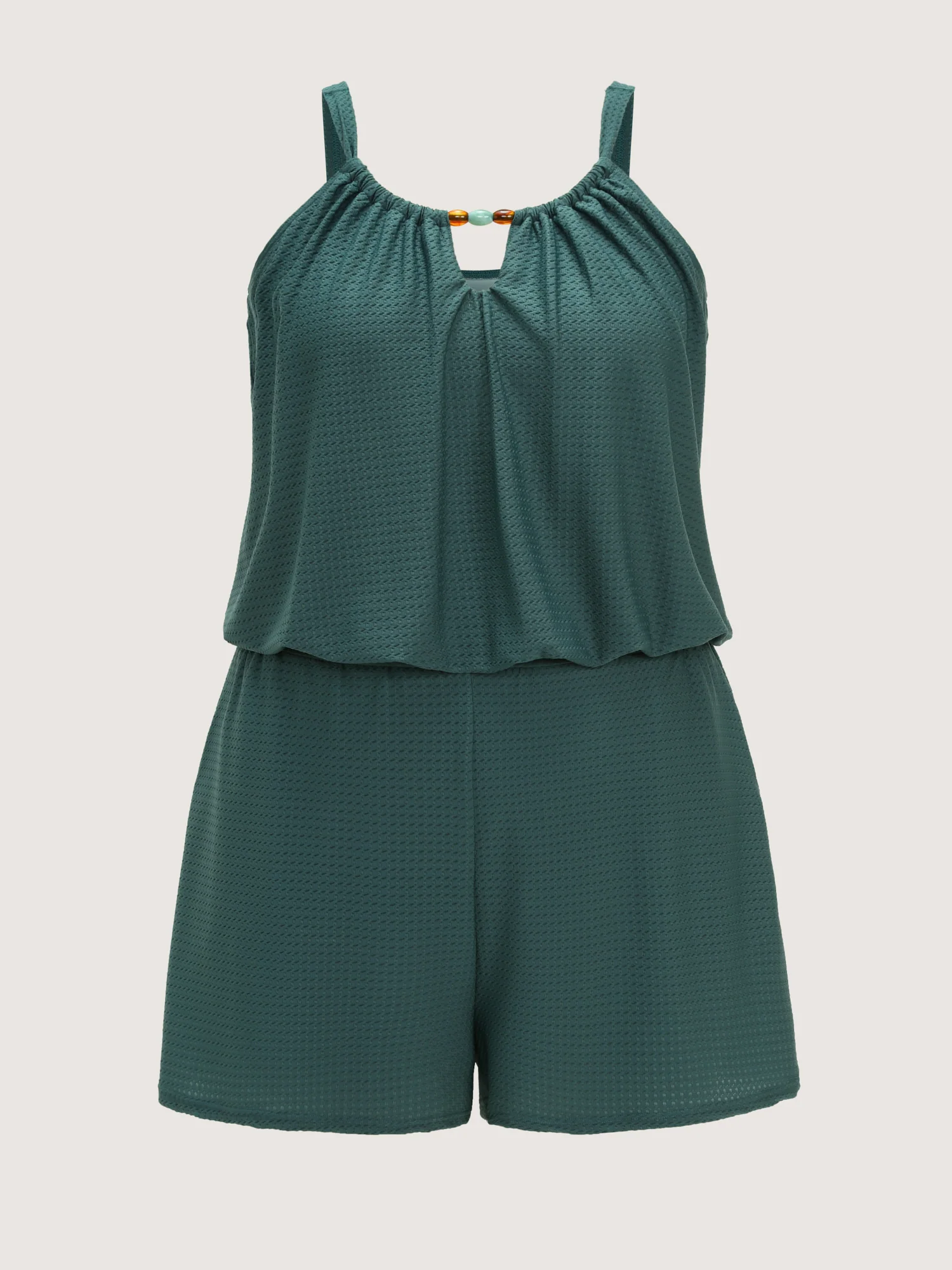 Full-Hips Coverage Pockets One-Piece Swimsuit - Image 8