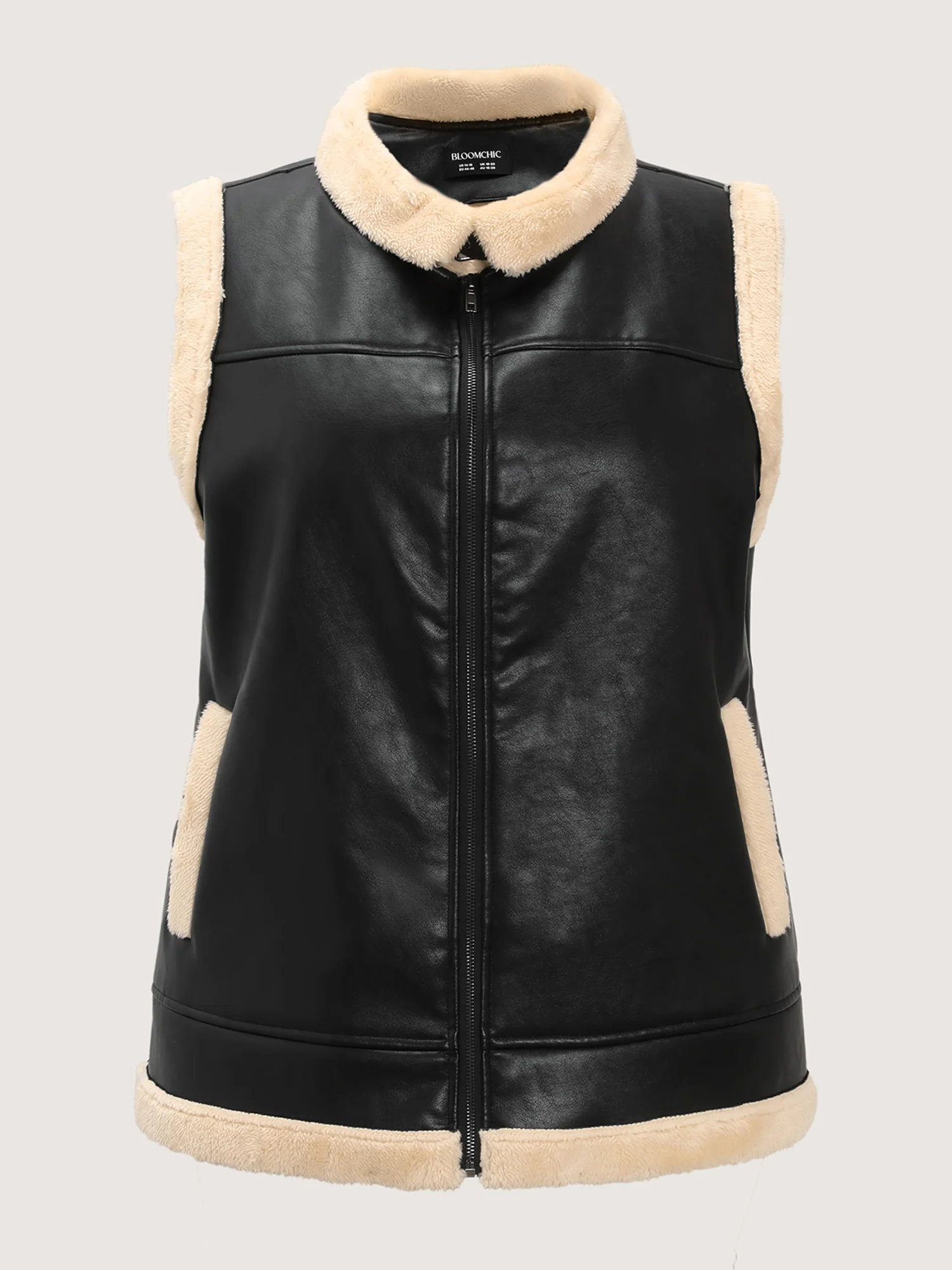 Fuzzy Edges Color Contrast Vest - Image 6