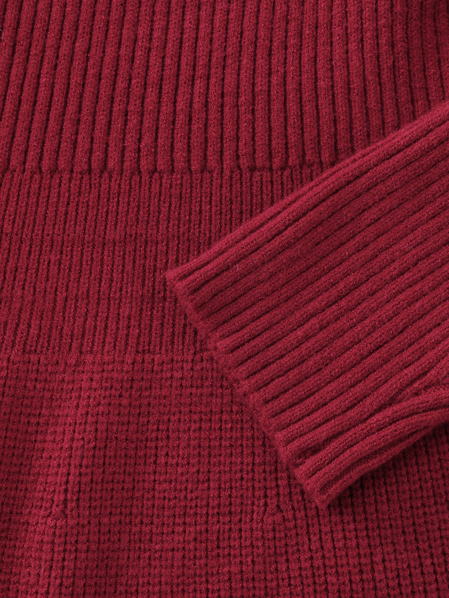 Fuzzy Off-Shoulder Color Block Sweater Dress - Image 6