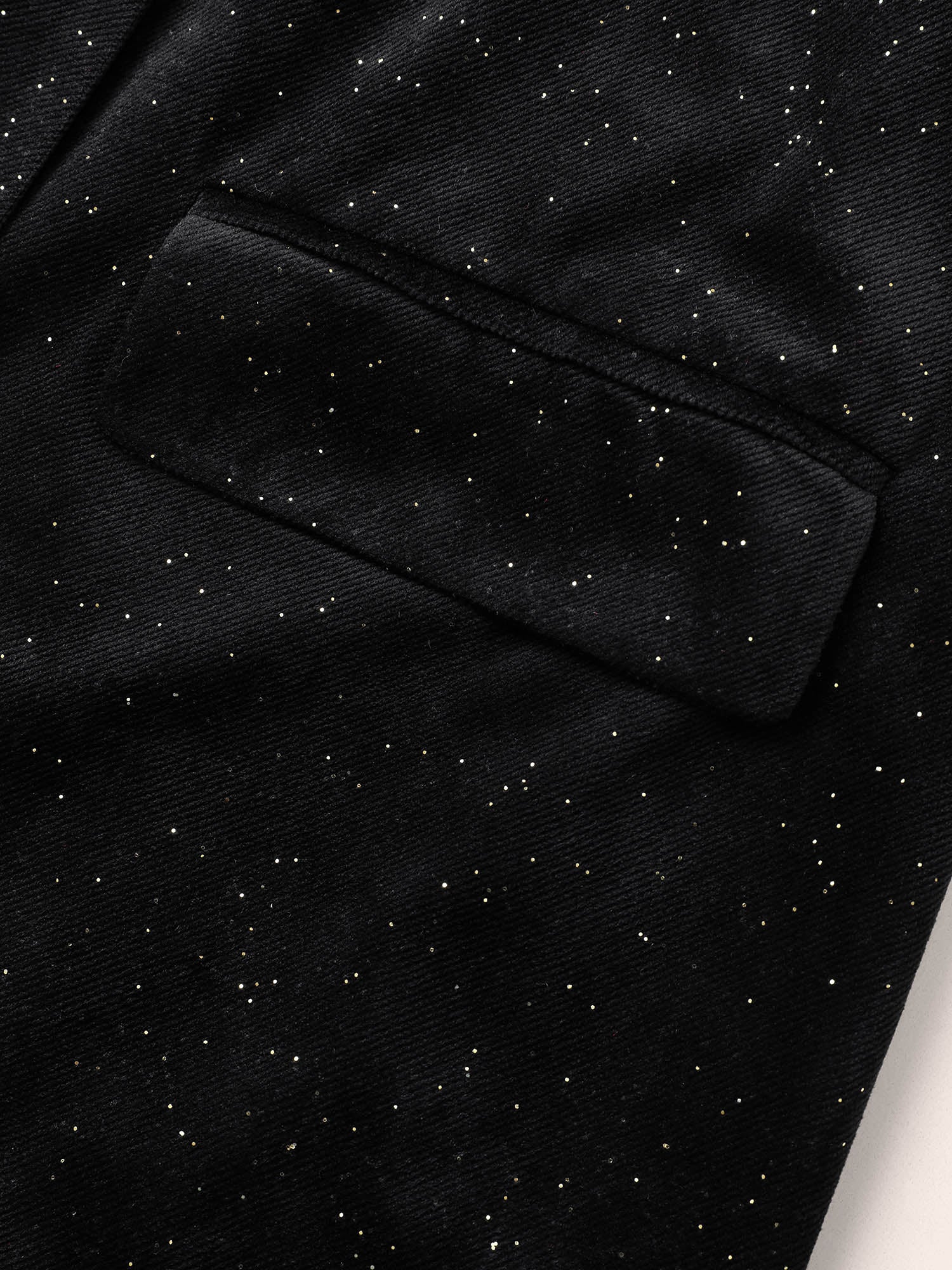 Galaxy Glitter Pocket Suit Collar Blazer - Image 5