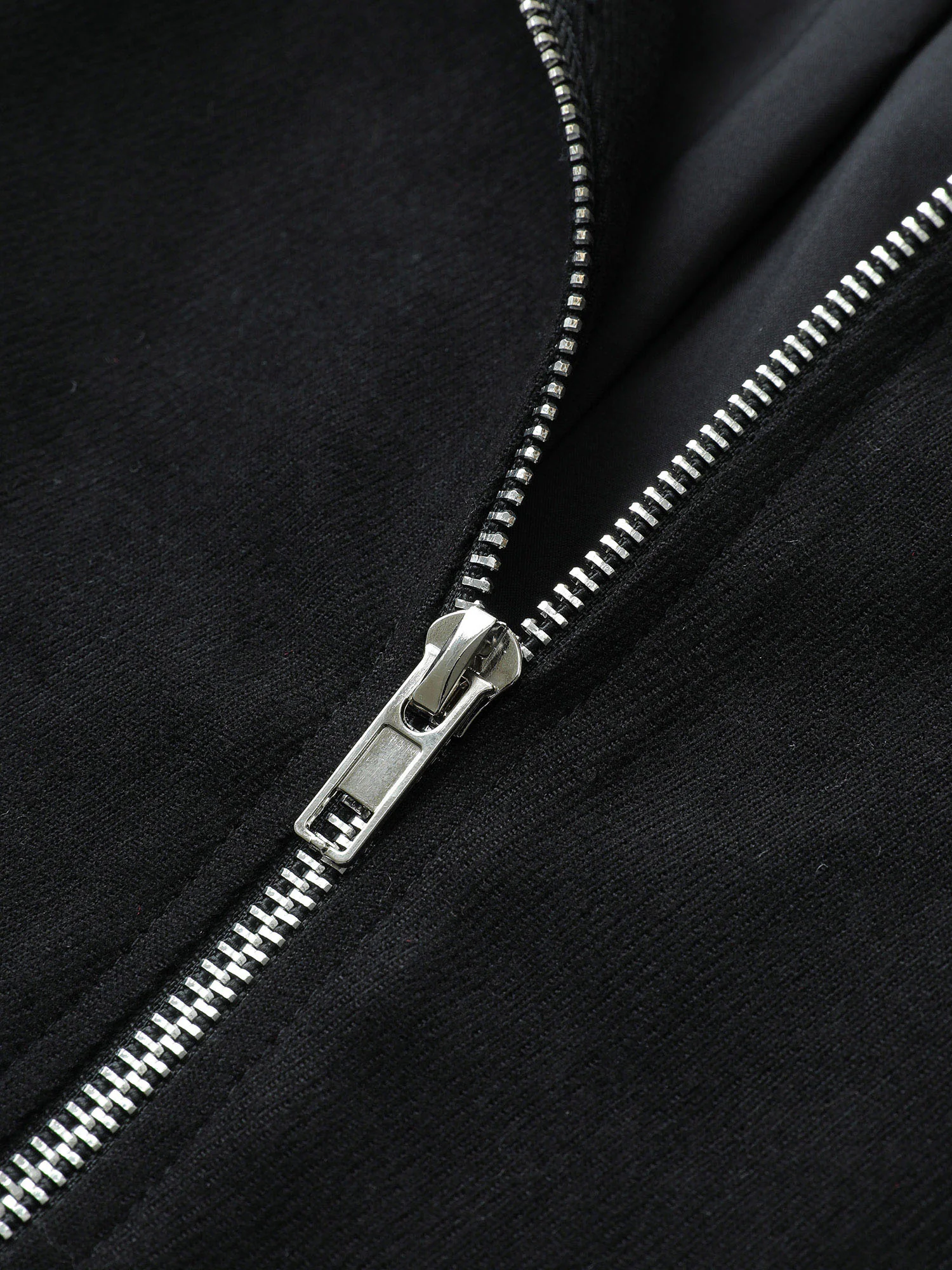 Geometric Drawstring Patchwork Hooded Jacket - Image 7