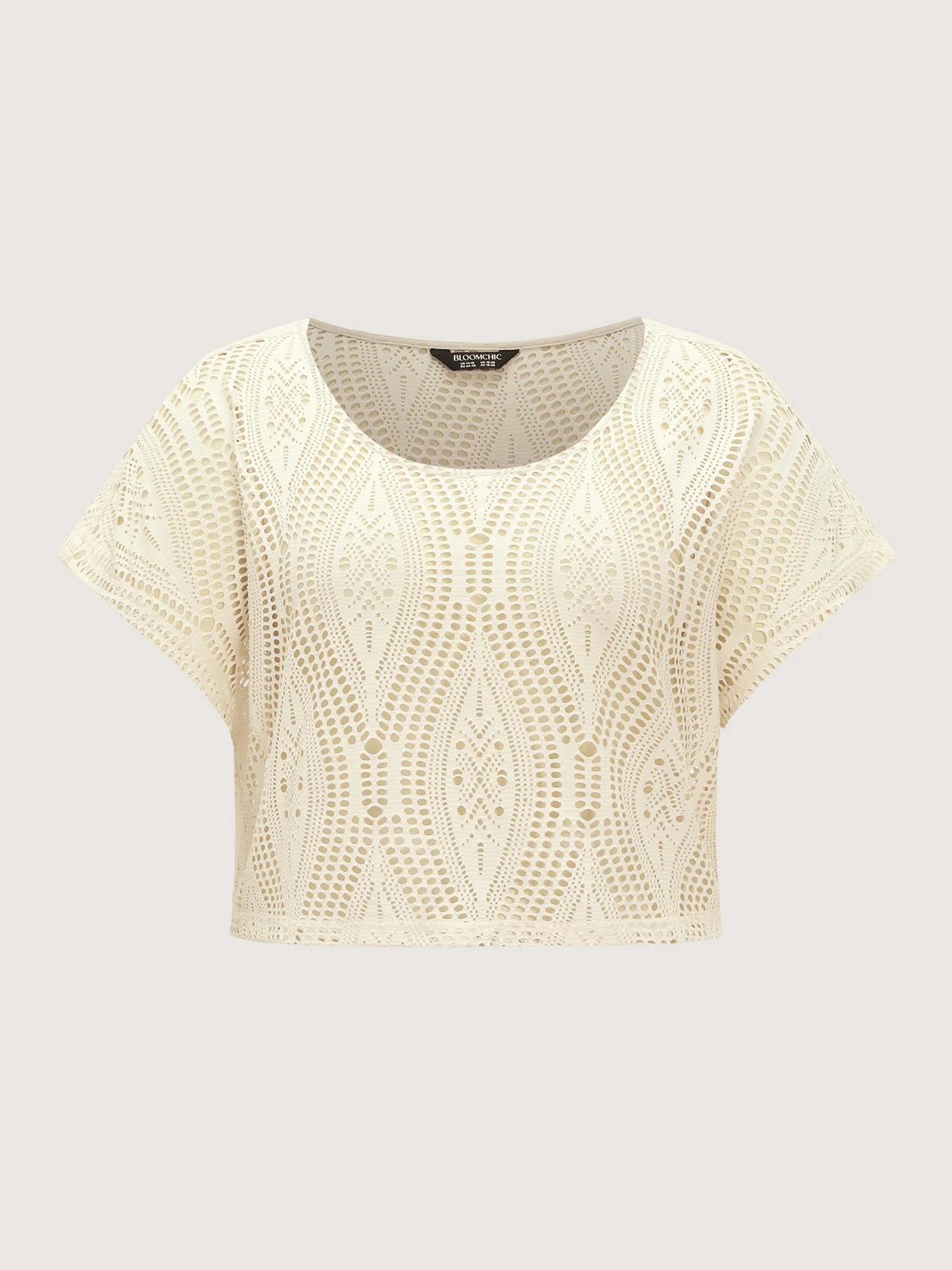 Geometric Hollowed-Out Cover-Up Top - Image 6