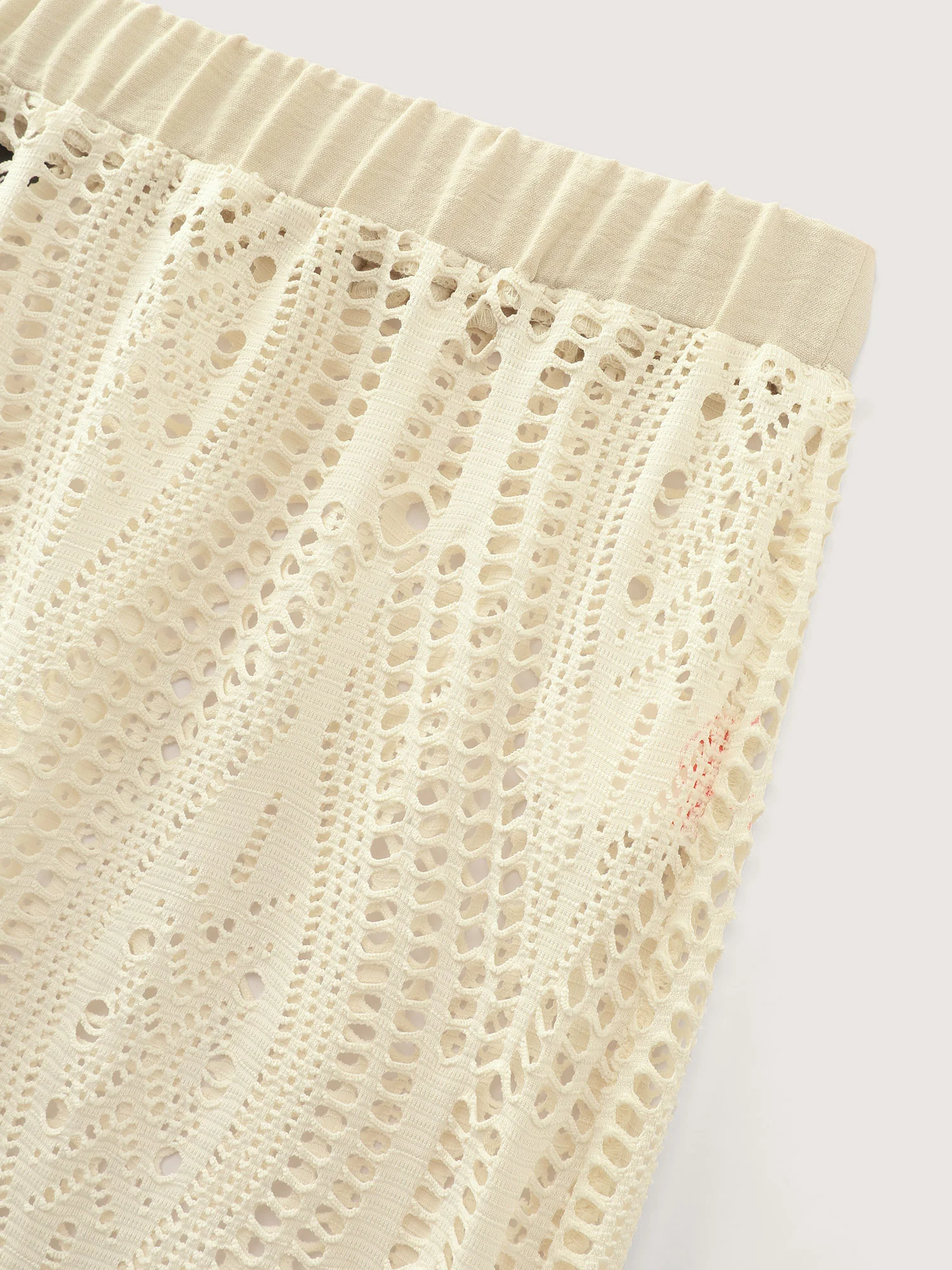 Geometric Hollowed-Out Straight-Fit Maxi Skirt - Image 5