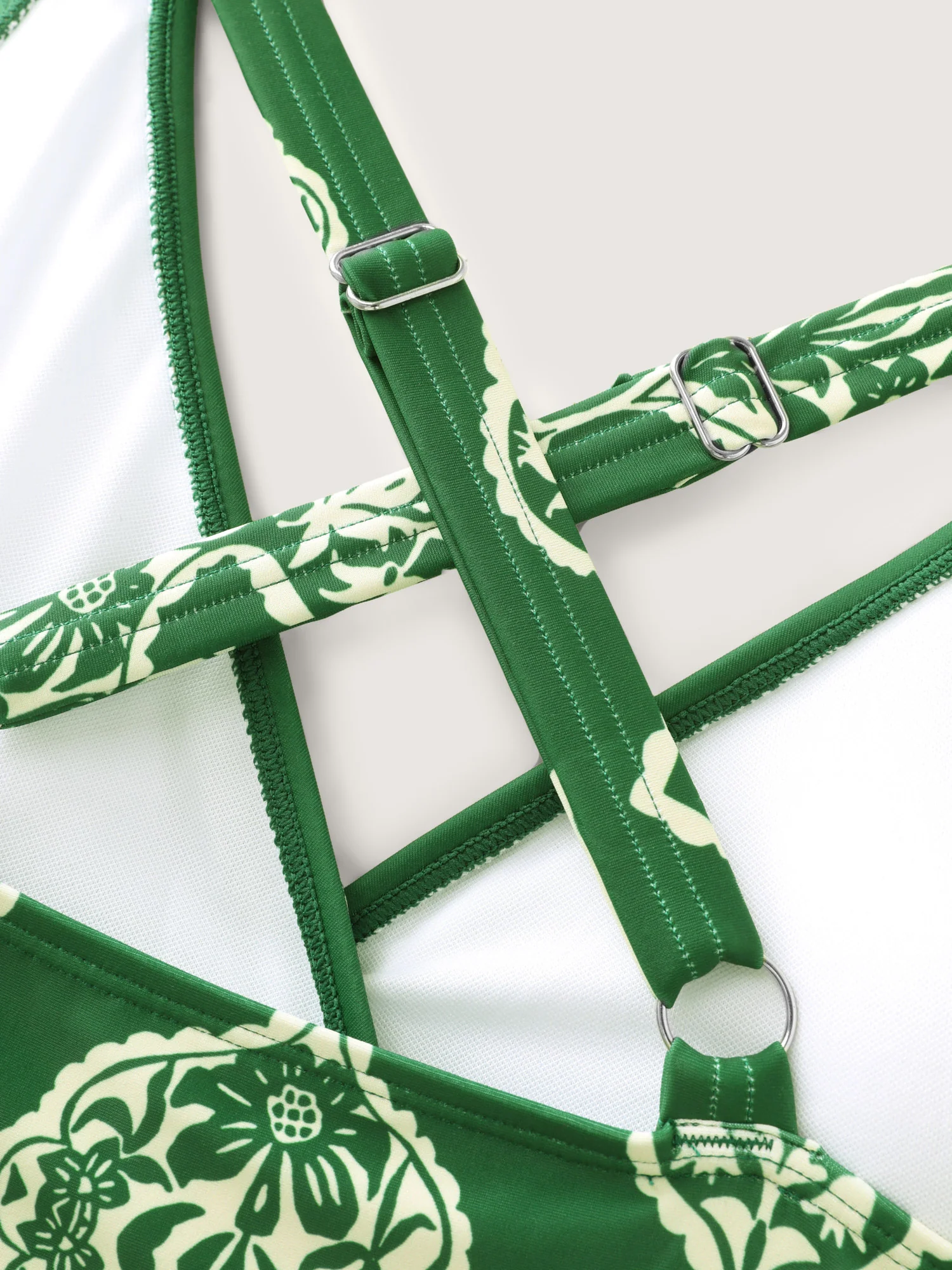 Geometric Print Pocket Swim Dress - Image 9