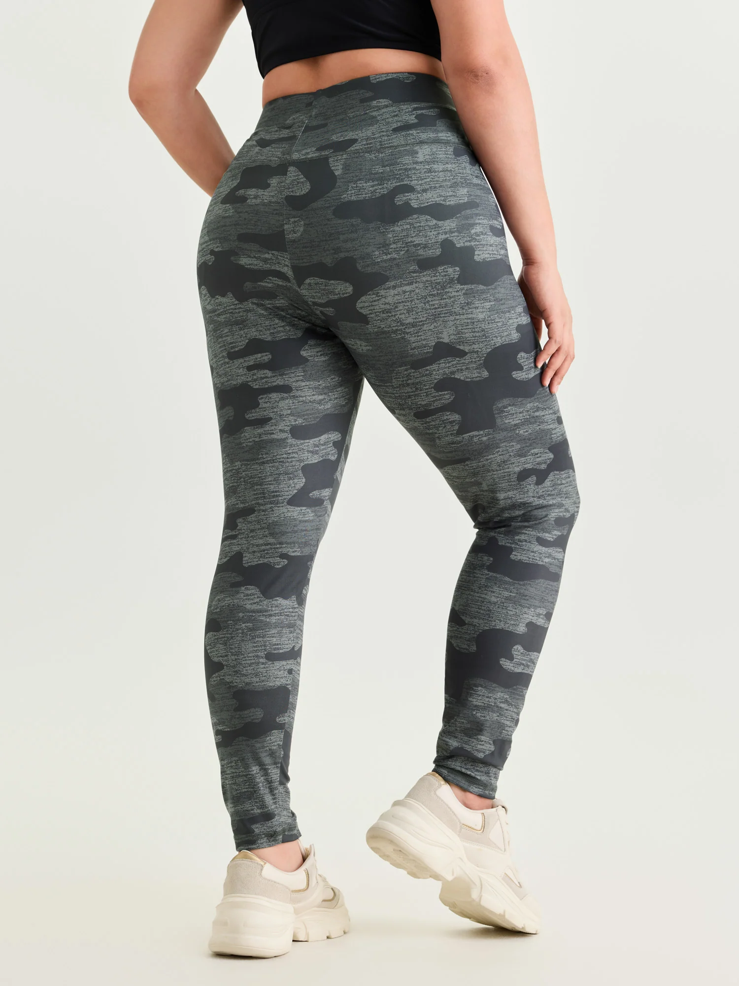 Geometric Print Stretchy Skinny-Fit Pants - Image 5