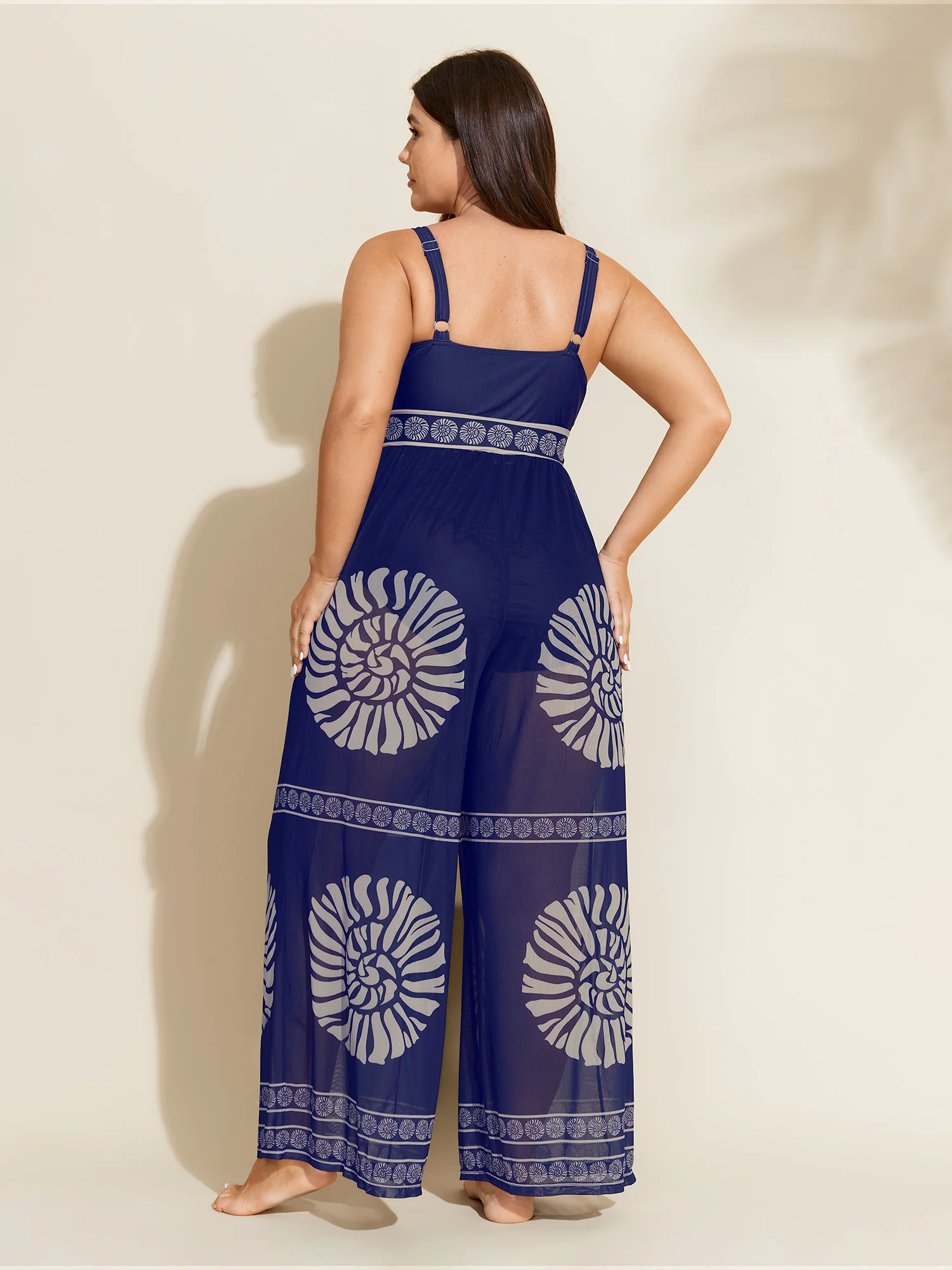 Geometric Print Two-Piece Swimsuit Set - Image 19