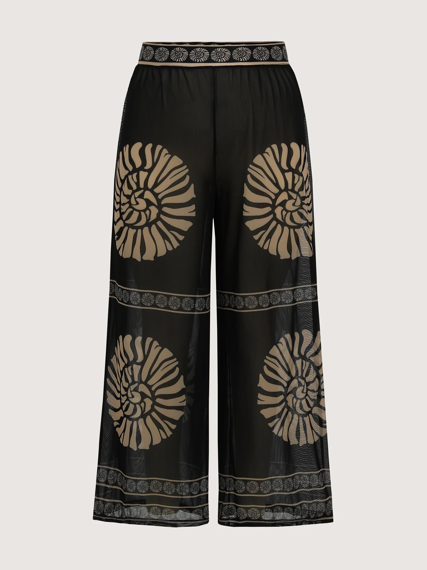 Geometric Print Two-Piece Swimsuit Set - Image 9