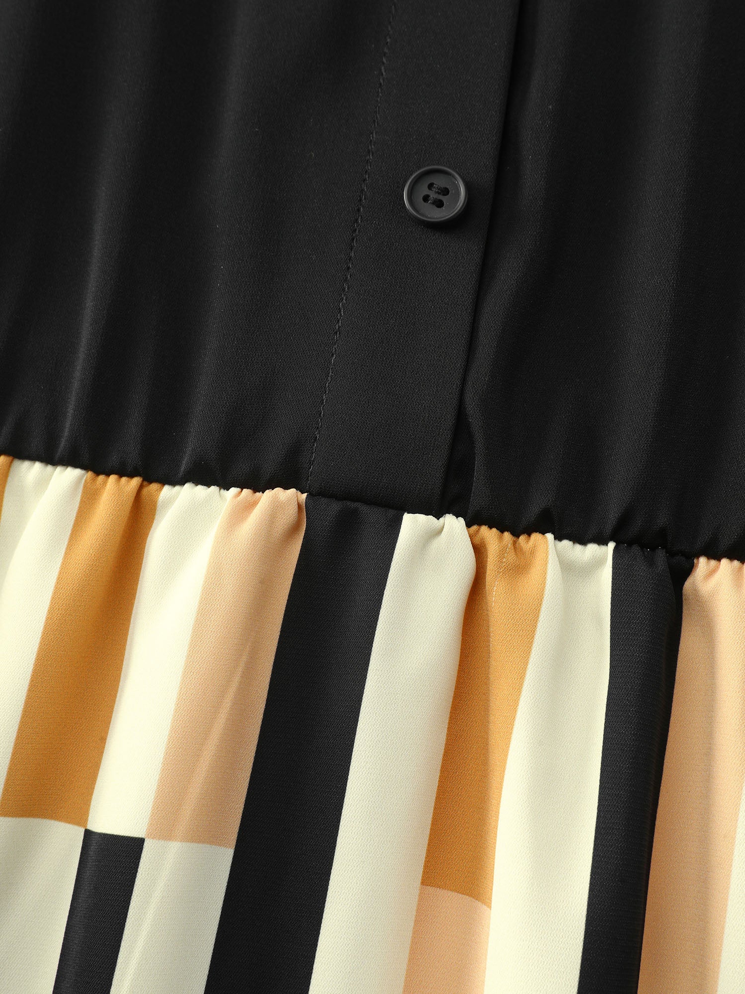 Geometric Print Waist Tie Midi Dress - Image 5