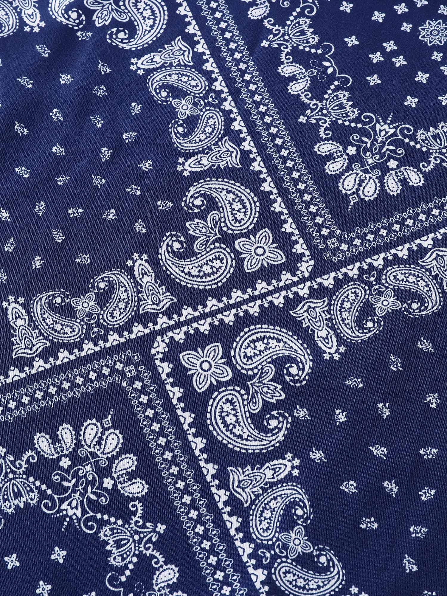 Geometric Print Wide-Leg Pants - Image 7