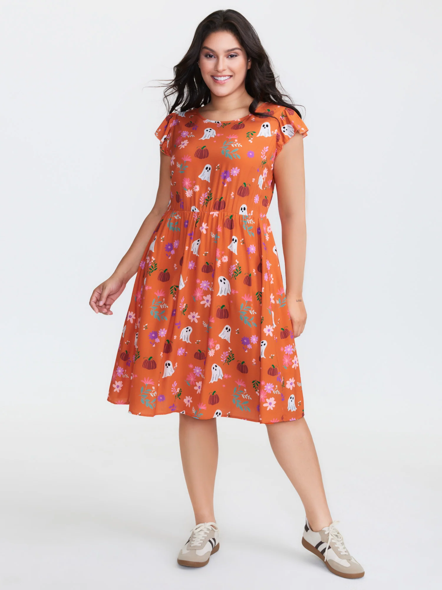 Ghost Party Rayon Pockets Mini Dress - Image 9
