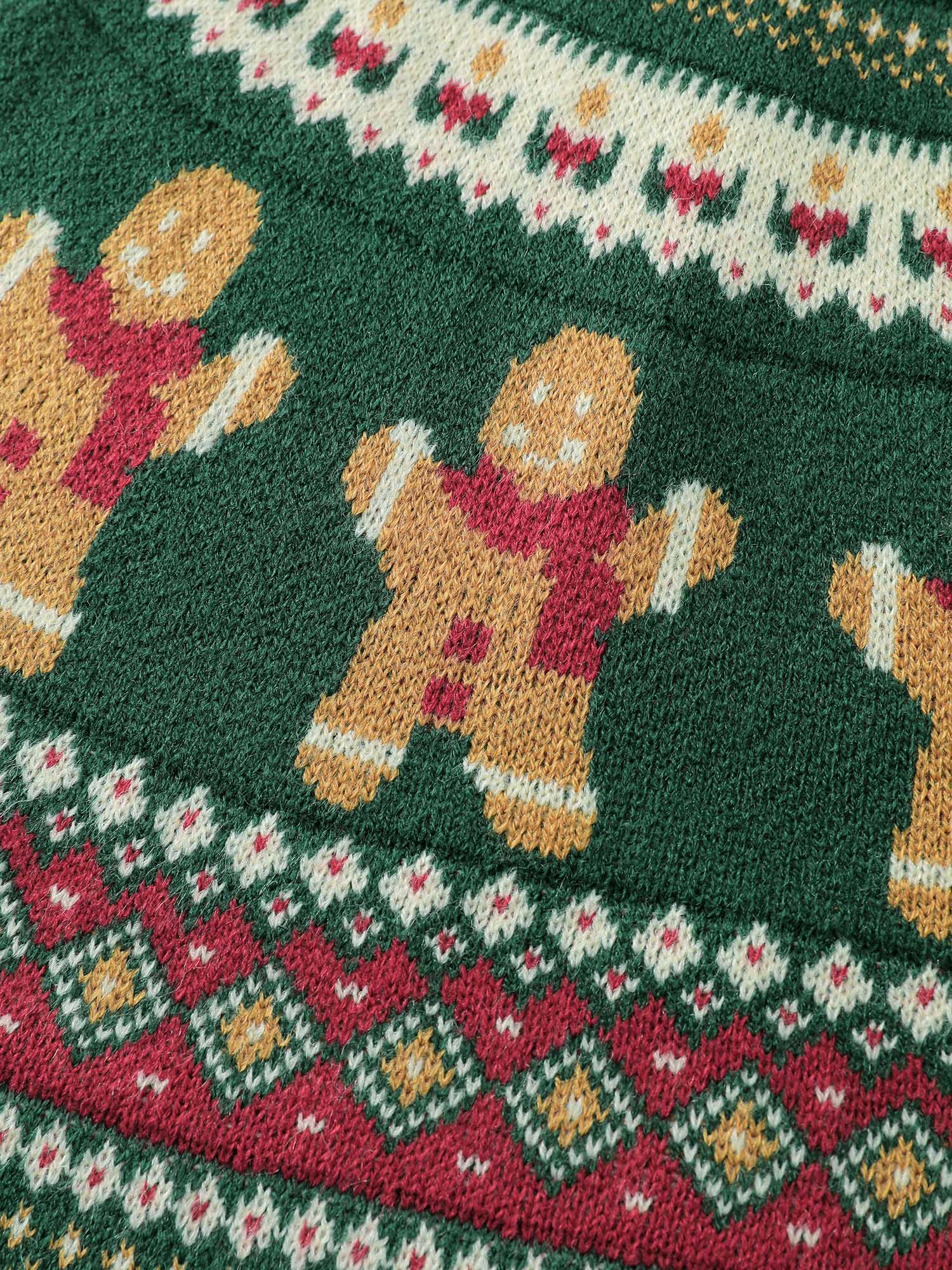 Gingerbread Fair-Isle Contrast Pullover - Image 5