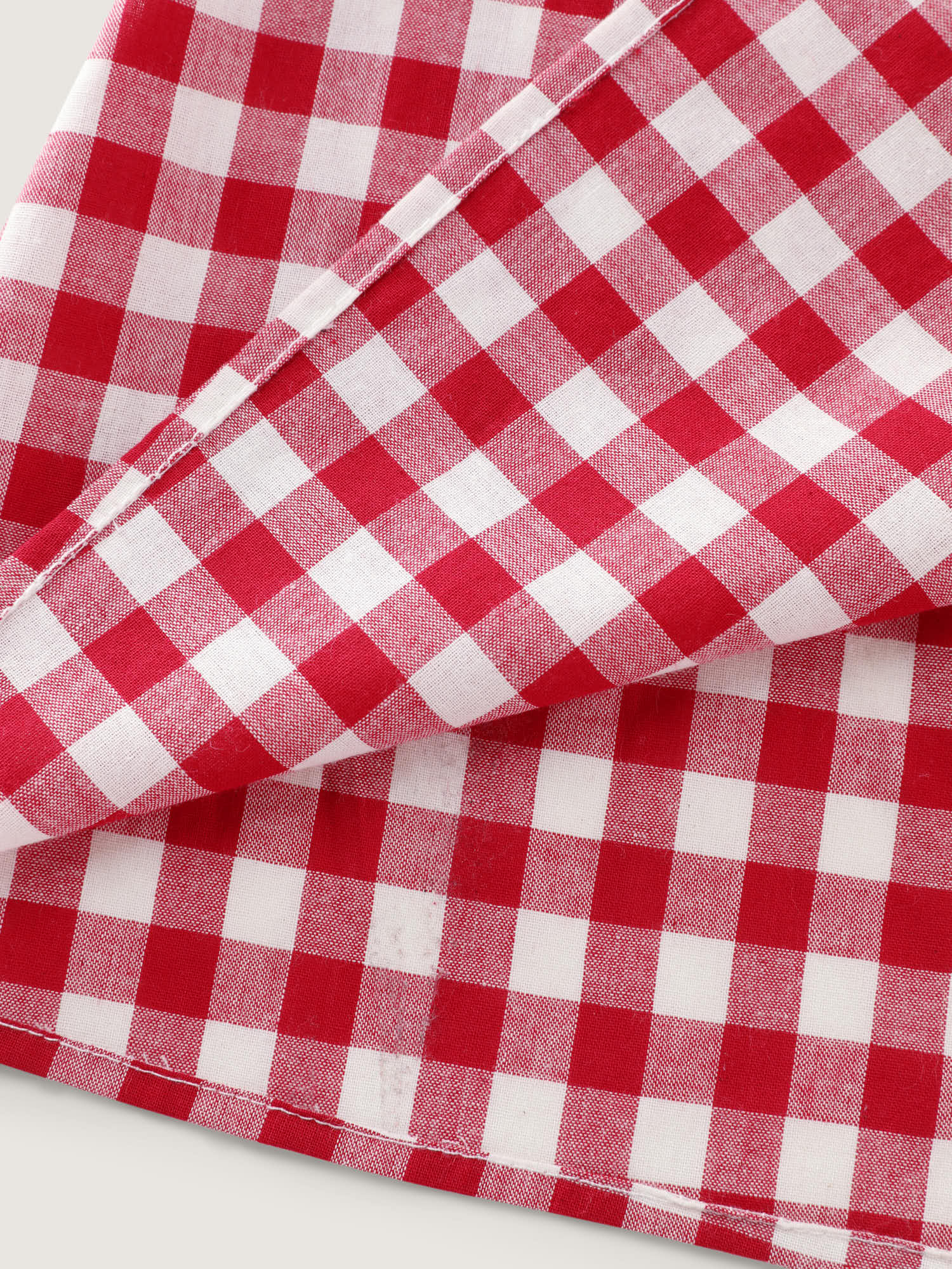 Cotton Gingham Print Lapel Collar Tank Top - Image 7