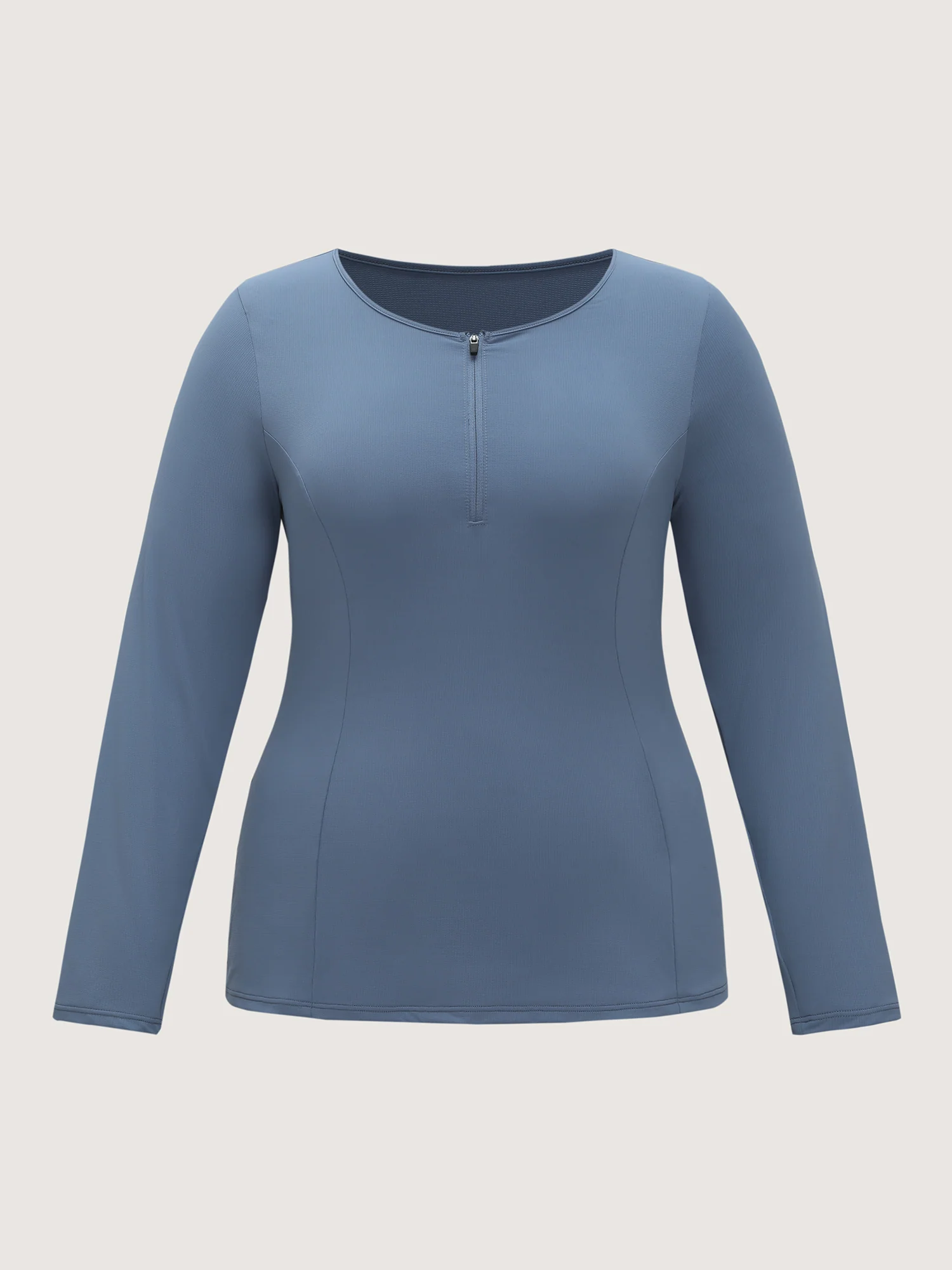UPF 50+ Protection Half Zipper Swim Top - Image 7