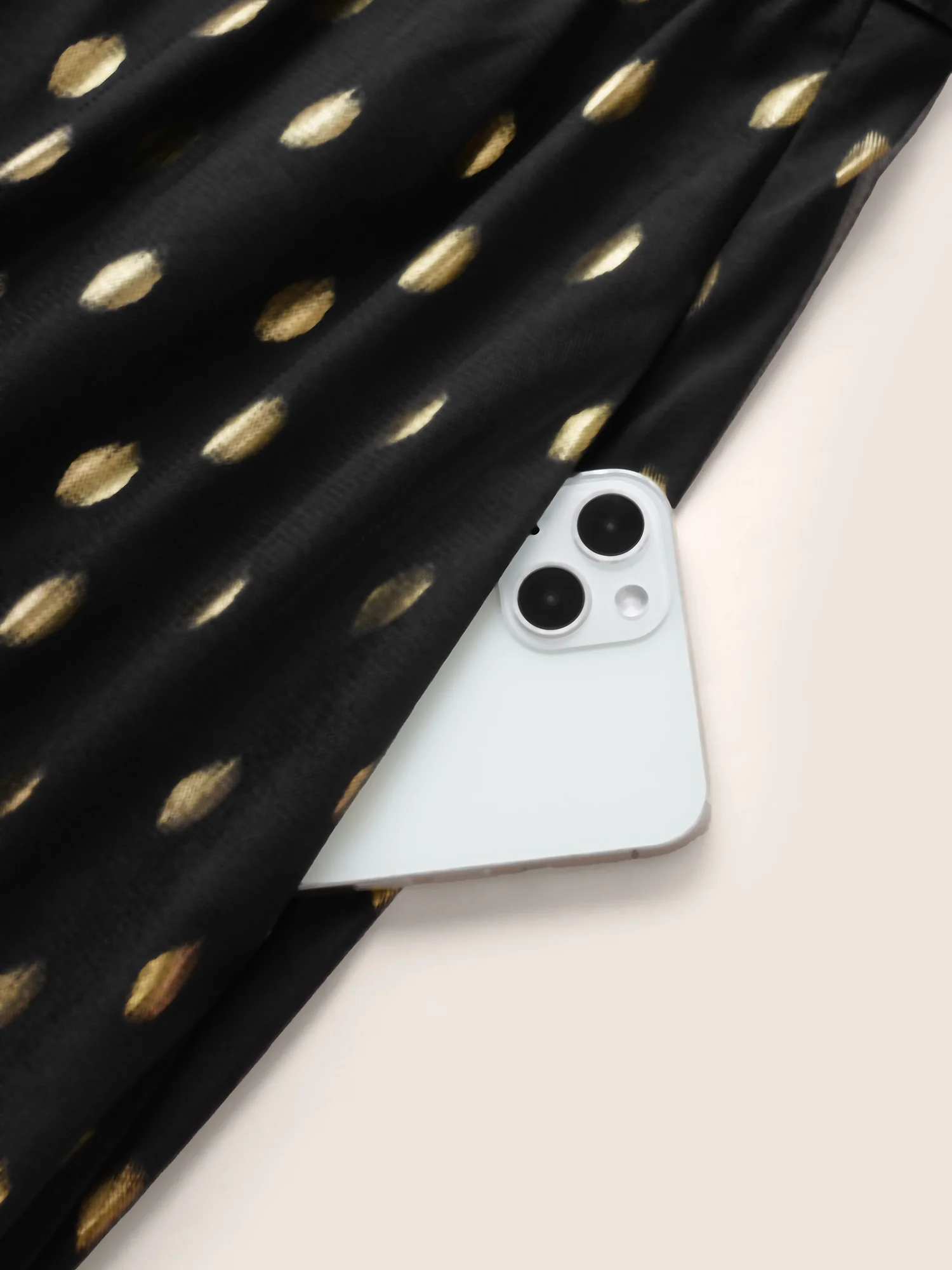 Glitter Polka Dot Pocket Patchwork Tank Dress - Image 6