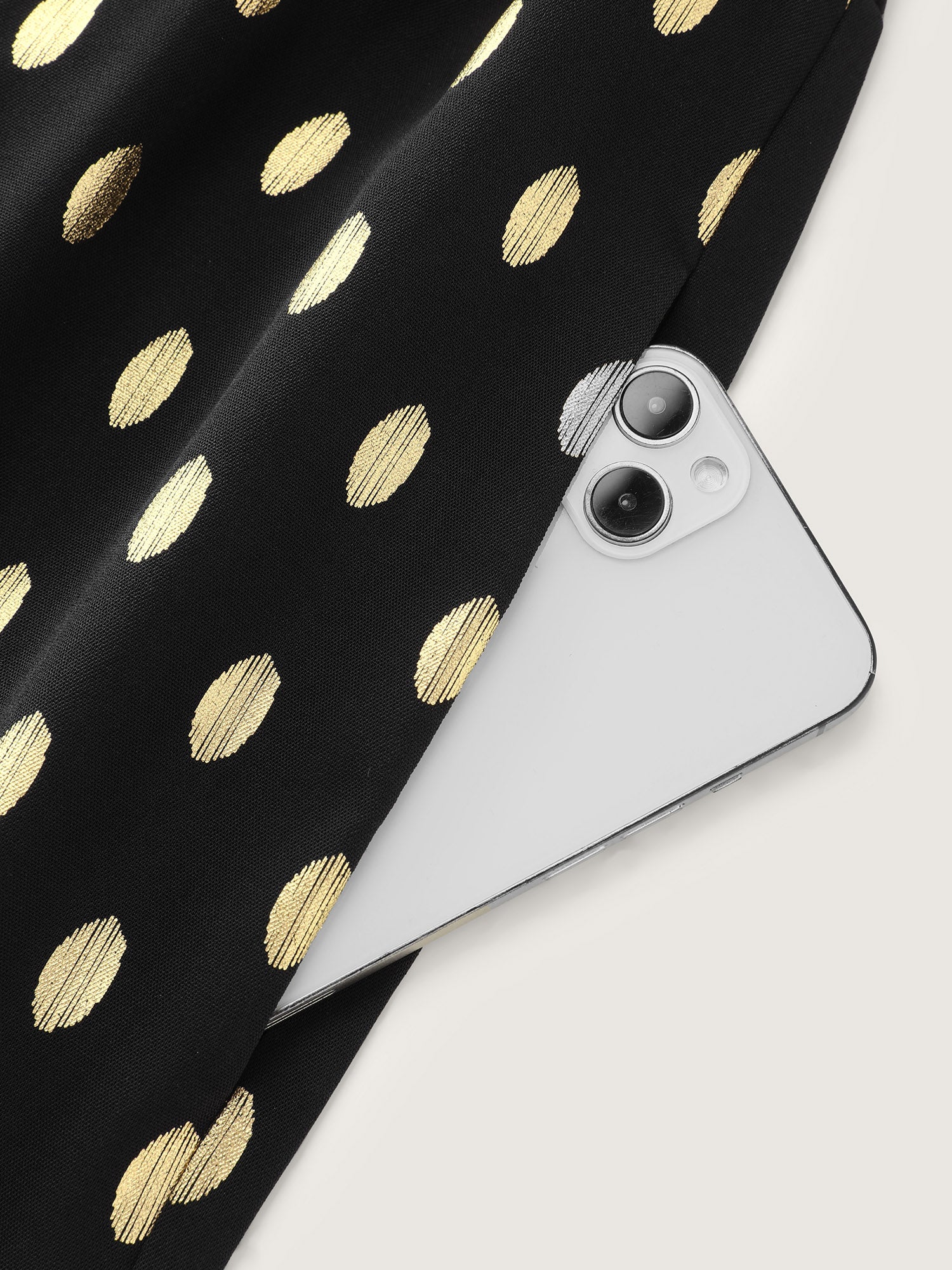 Glitter Polka Dots Off-Shoulder Jumpsuit - Image 6