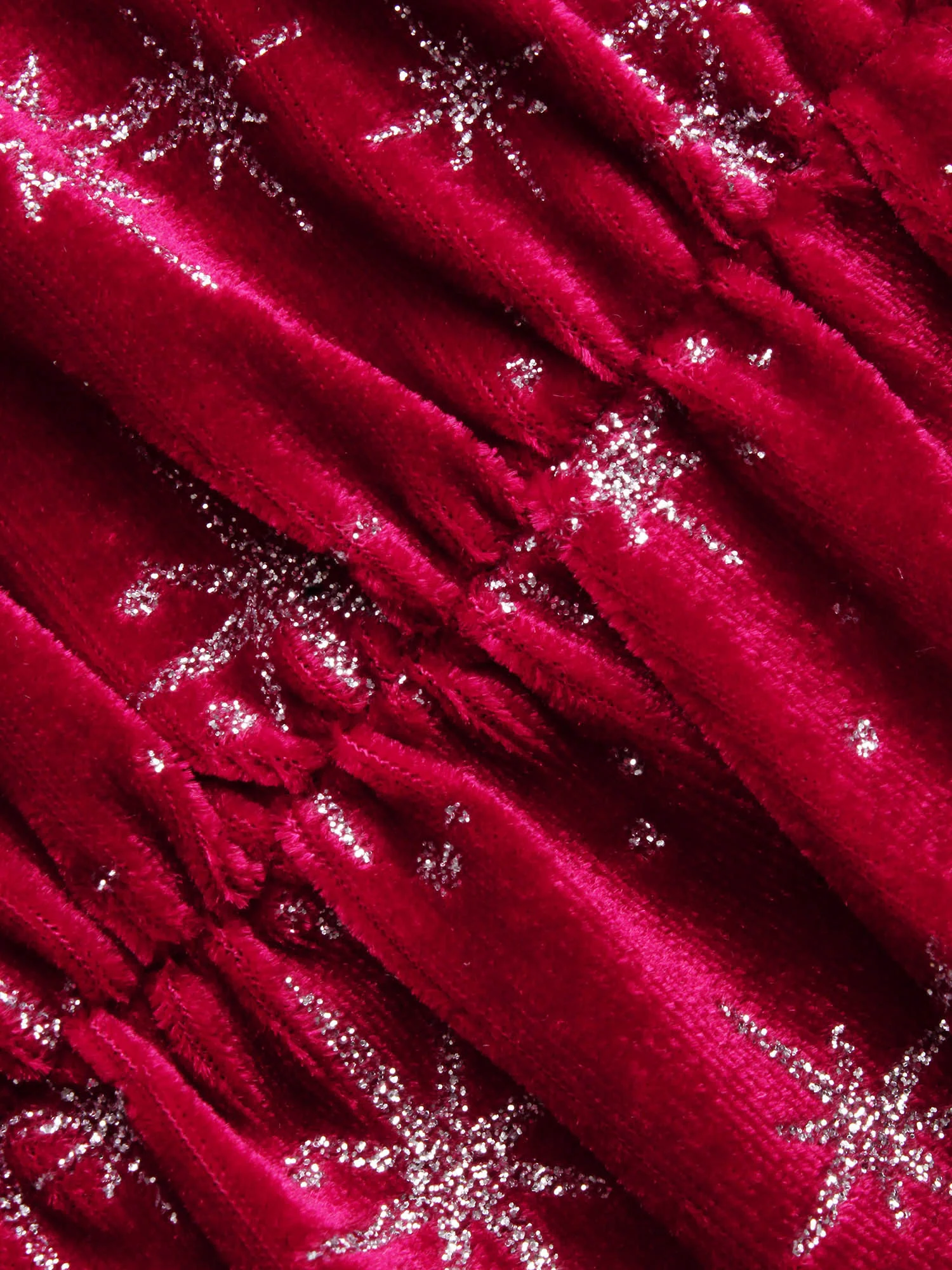 Embossed Velvet Sweetheart Neckline Midi Dress - Image 6