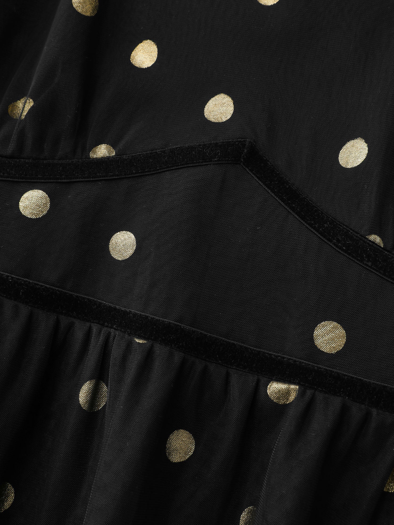 Gold Stamped Flowy Sleeveless Mini Dress - Image 5