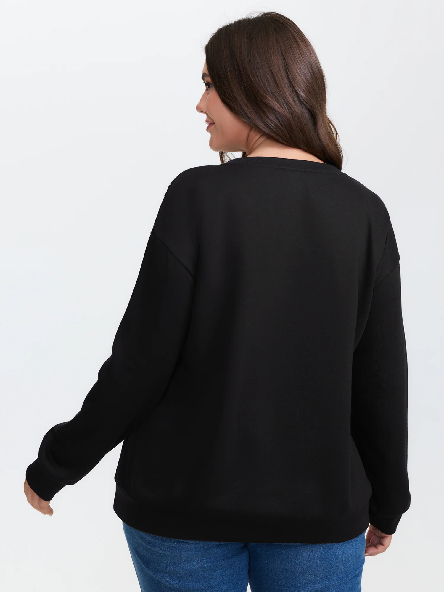 Gold Studs Relaxed-Fit T-Shirt - Image 4