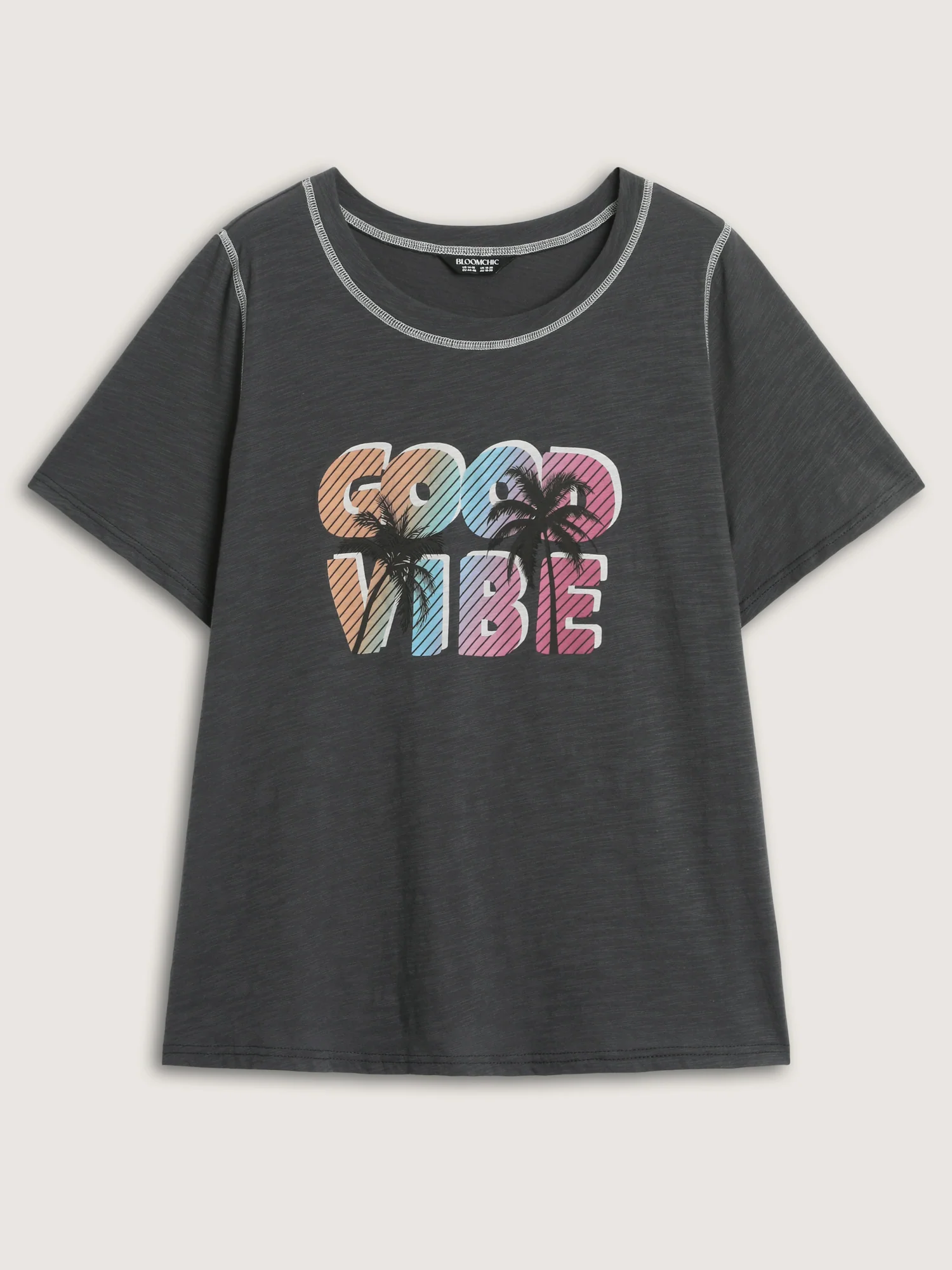 Good Vibes Pure Cotton T-Shirt - Image 7