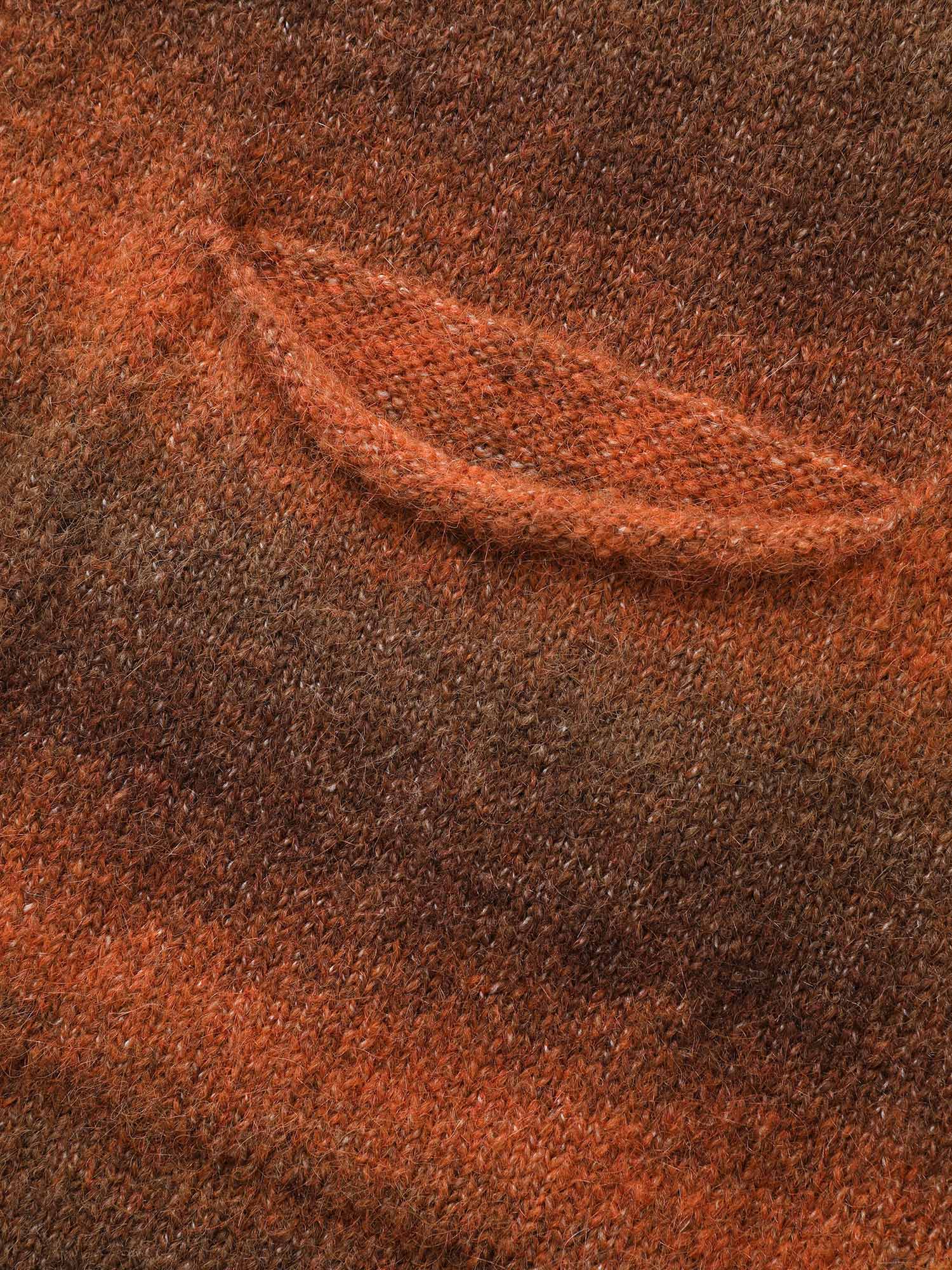Gradient Dye Design Pockets Cardigan - Image 5