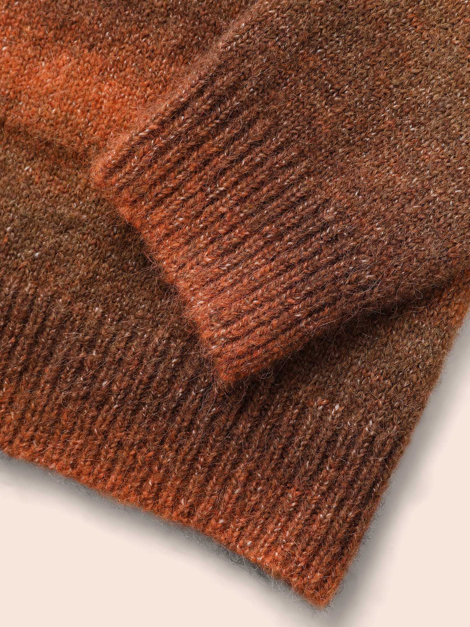 Gradient Dye Design Pockets Cardigan - Image 6