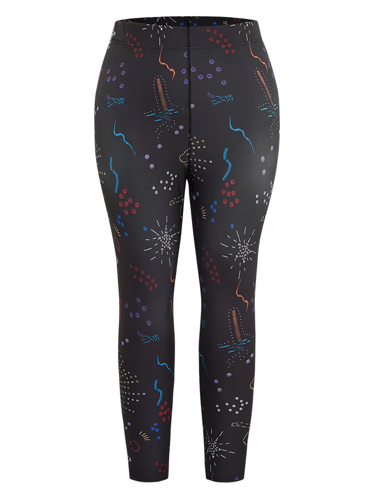 Graphic Art & Design Skinny Leggings - Image 7