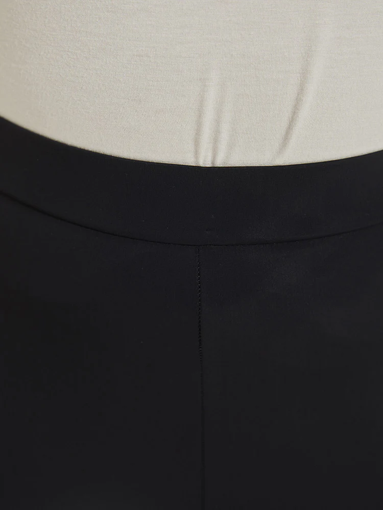 Guipure Lace Elastic Waist Cropped Leggings - Image 5