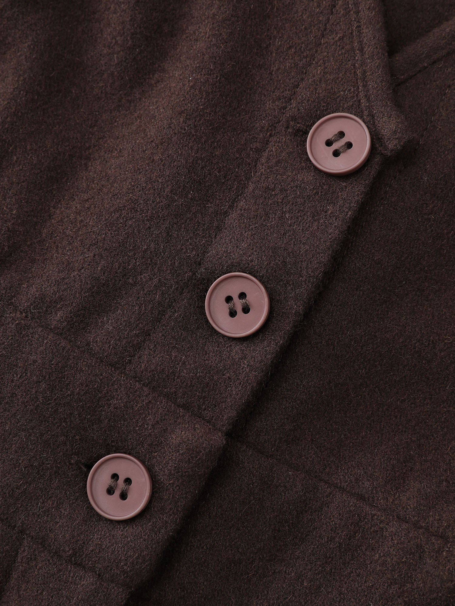 Half Wool Blend Belted Overall Jumpsuit - Image 5