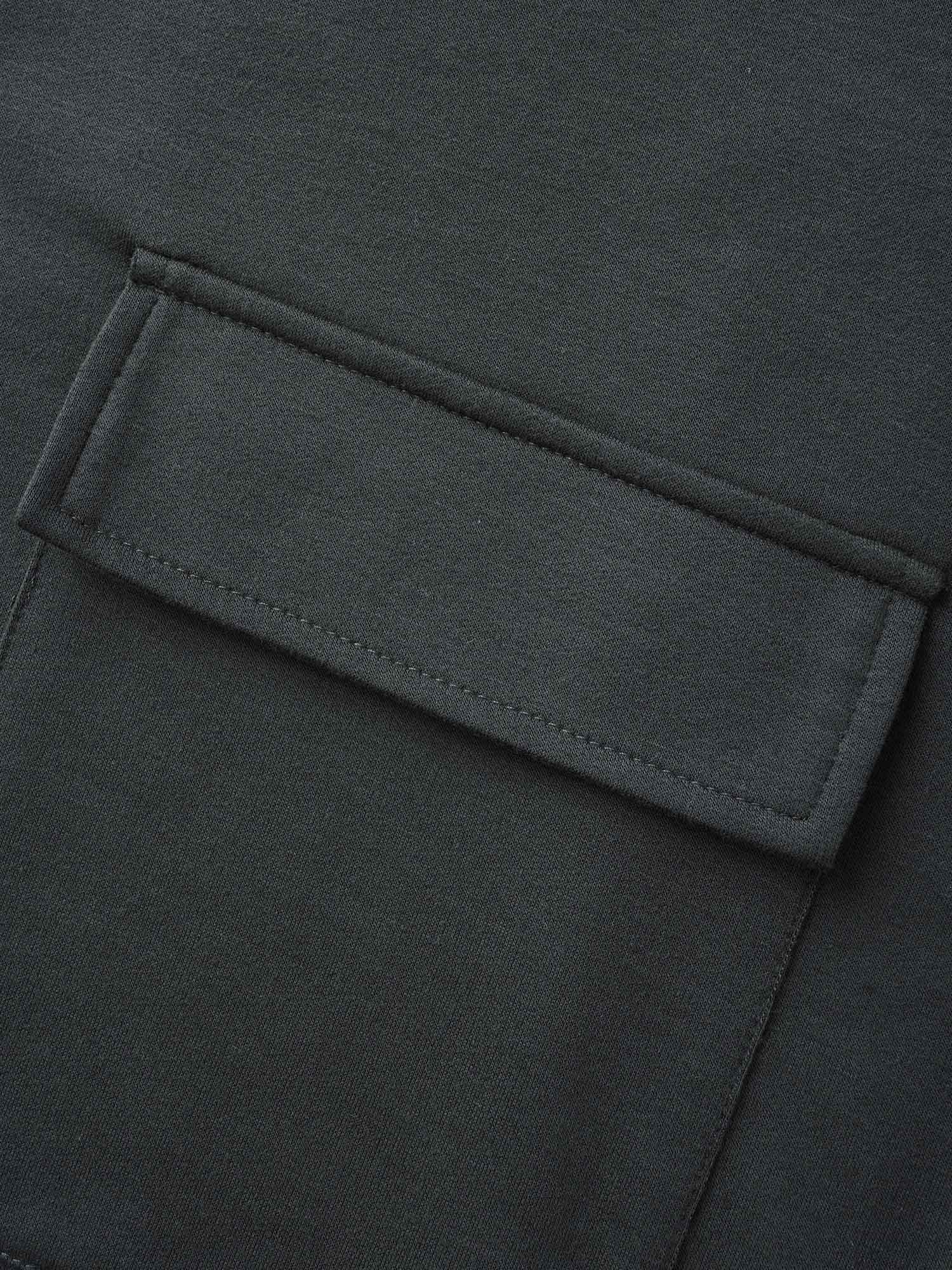 Half Zip Hooded Pocket Sweatshirt - Image 6