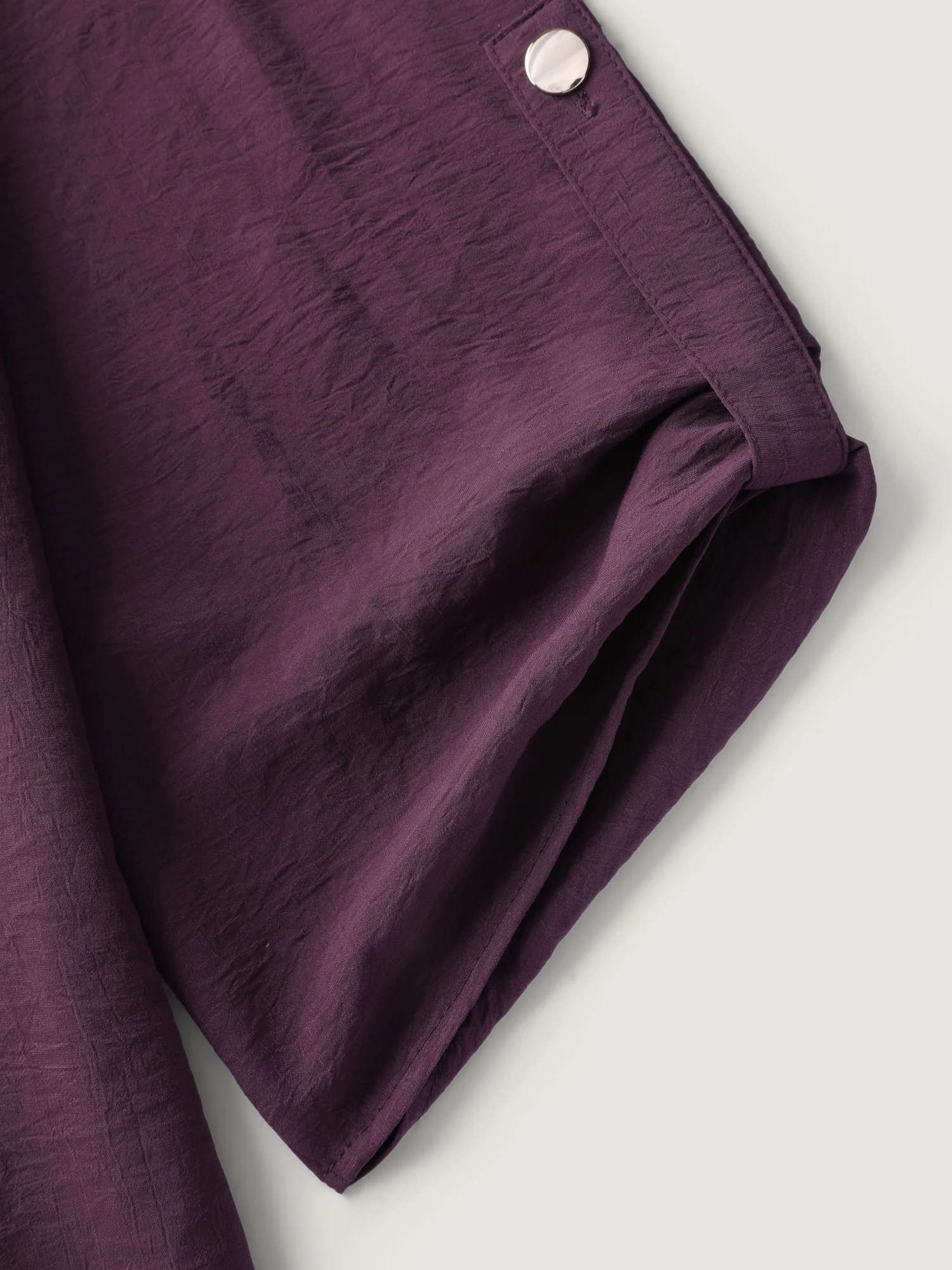 Half Zipper Tab Sleeve Blouse - Image 6