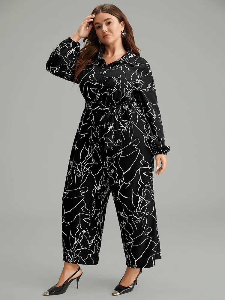 Halloween Art & Design Belted Pocket Jumpsuit - Image 3