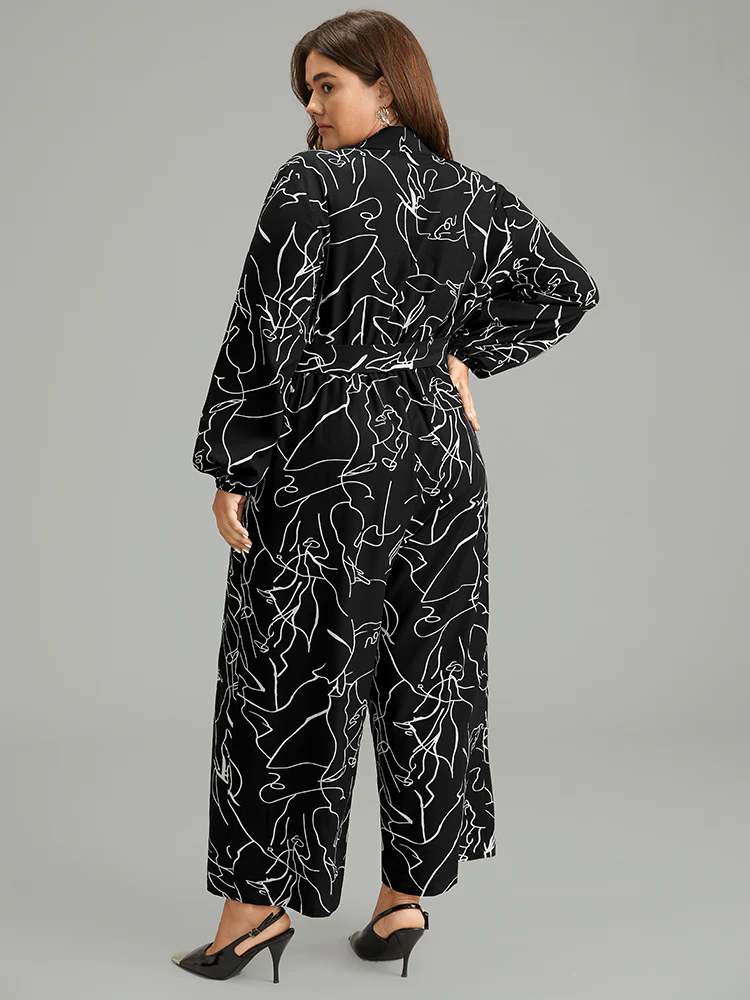 Halloween Art & Design Belted Pocket Jumpsuit - Image 4