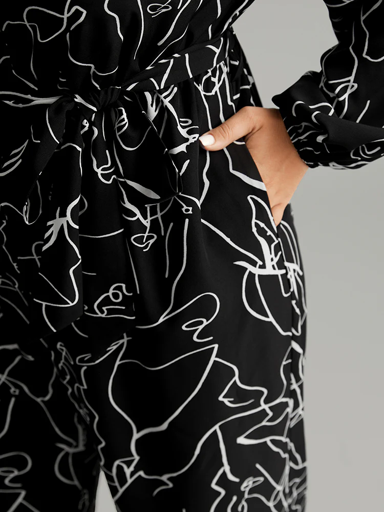 Halloween Art & Design Belted Pocket Jumpsuit - Image 5