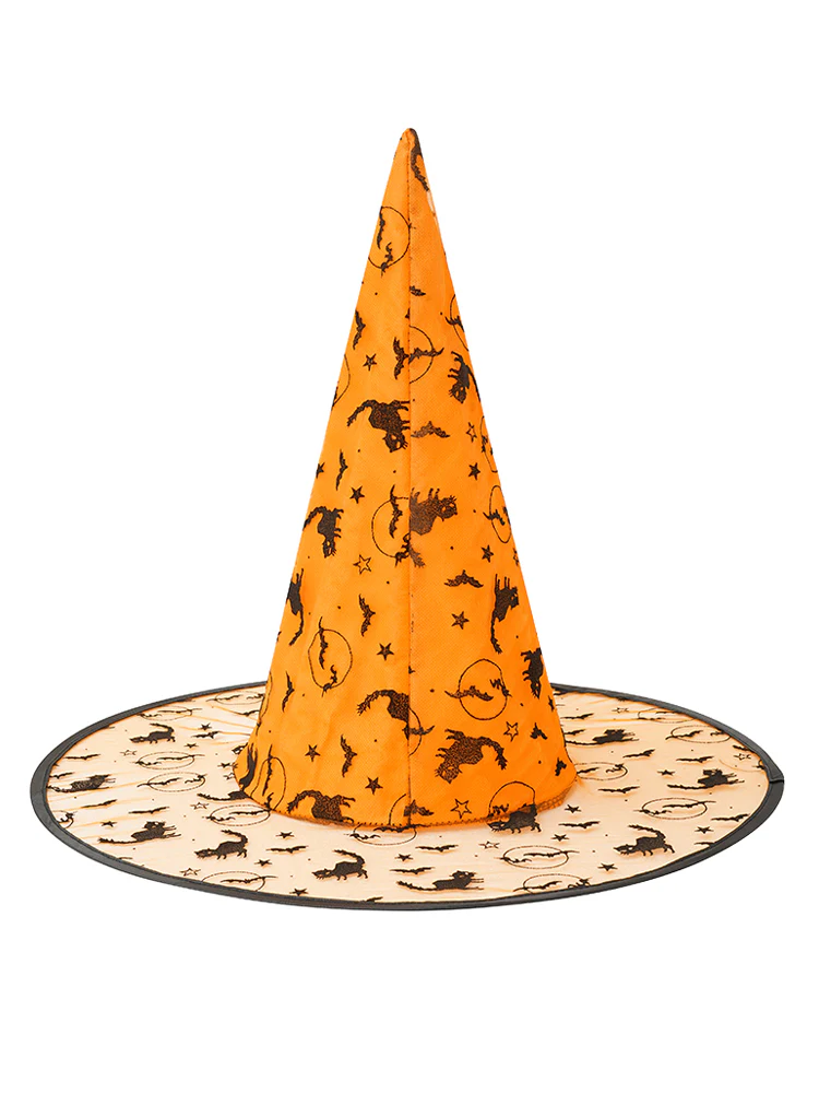 Halloween Cat Mesh Patchwork Hat - Image 11