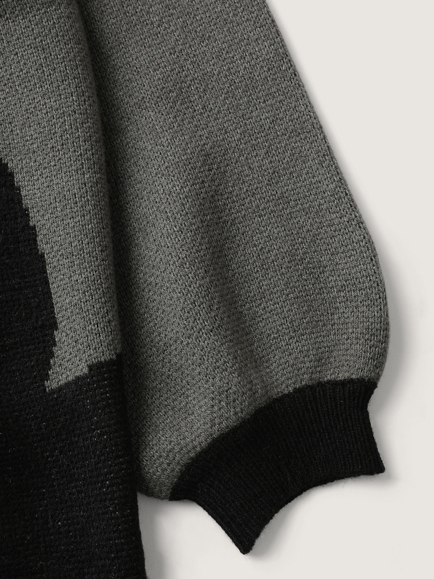 Halloween Cat Print Contrast Pullover - Image 7