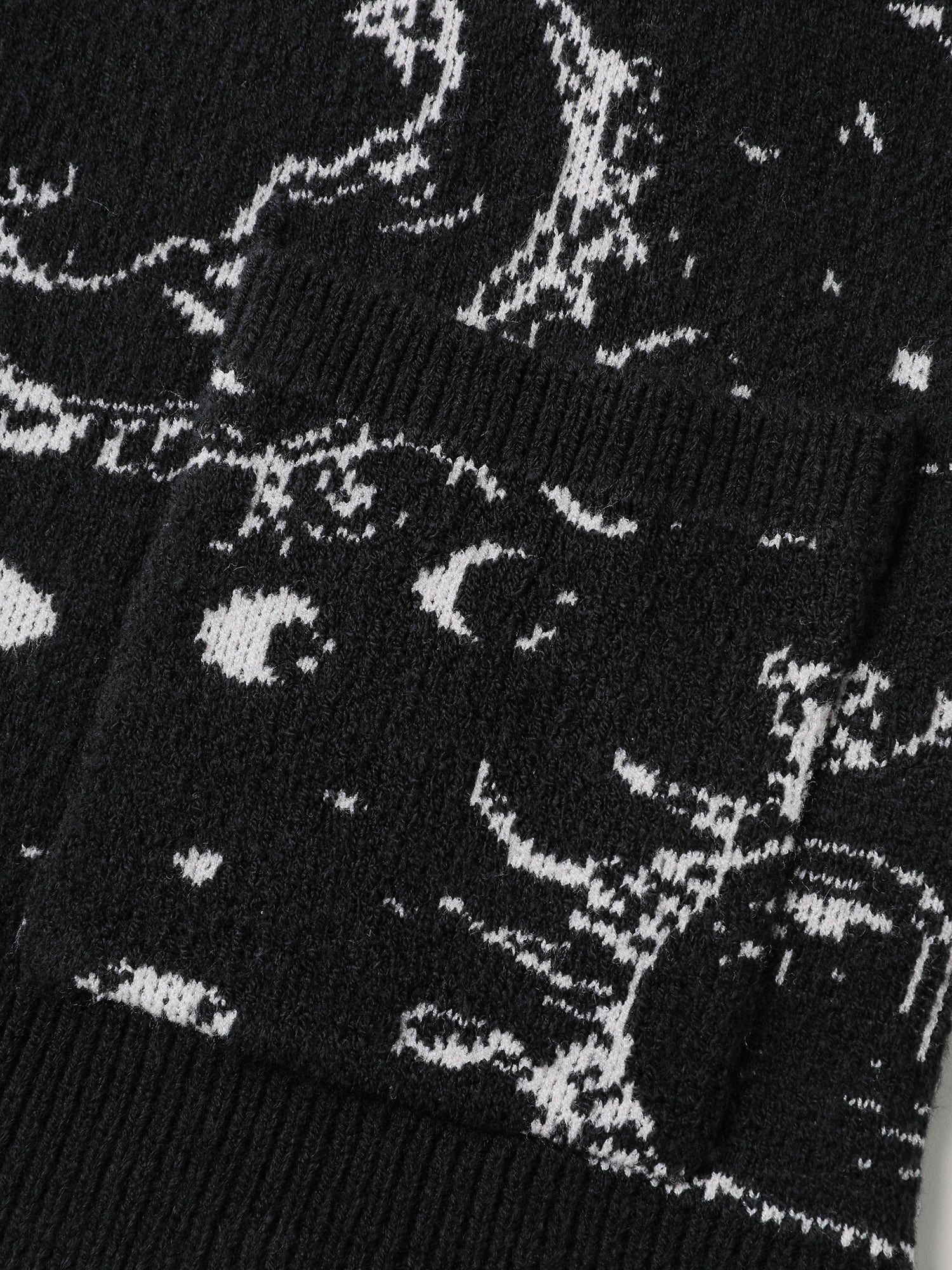Halloween Elements Button Knit Cardigan - Image 7