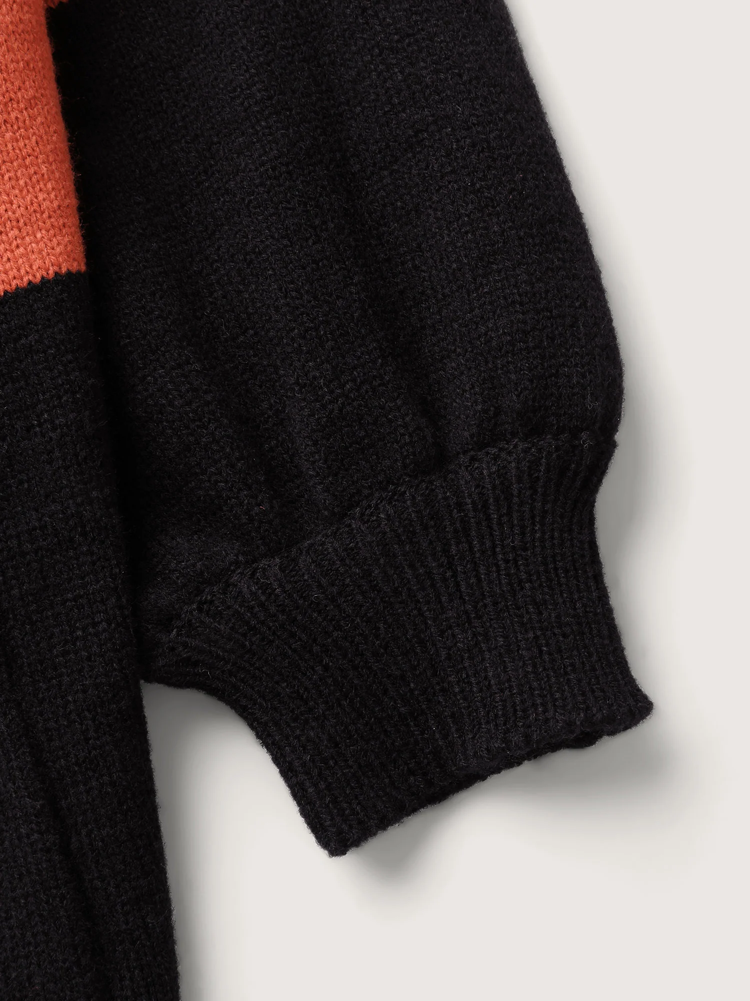 Halloween Elements Color Block Knit Cardigan - Image 6