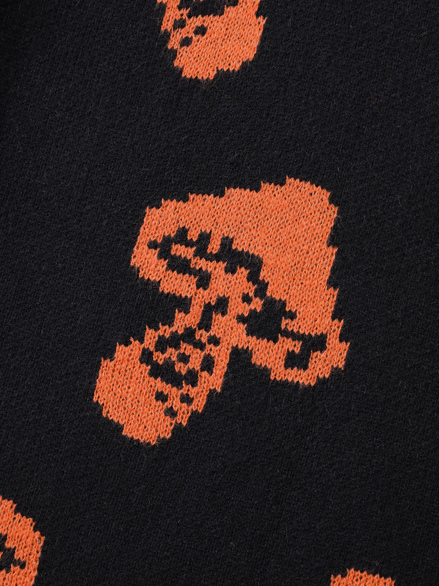 Halloween Mushroom Jacquard Print Pullover - Image 5