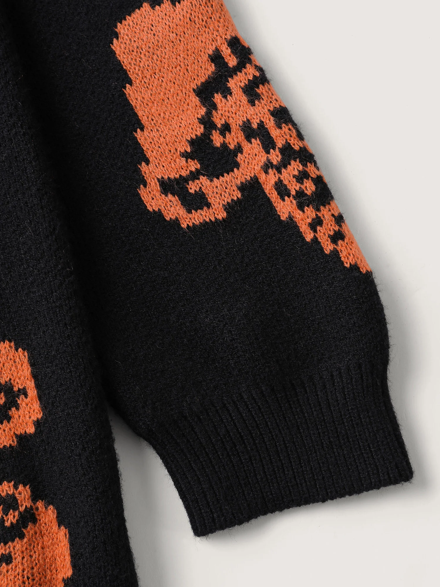 Halloween Mushroom Jacquard Print Pullover - Image 6
