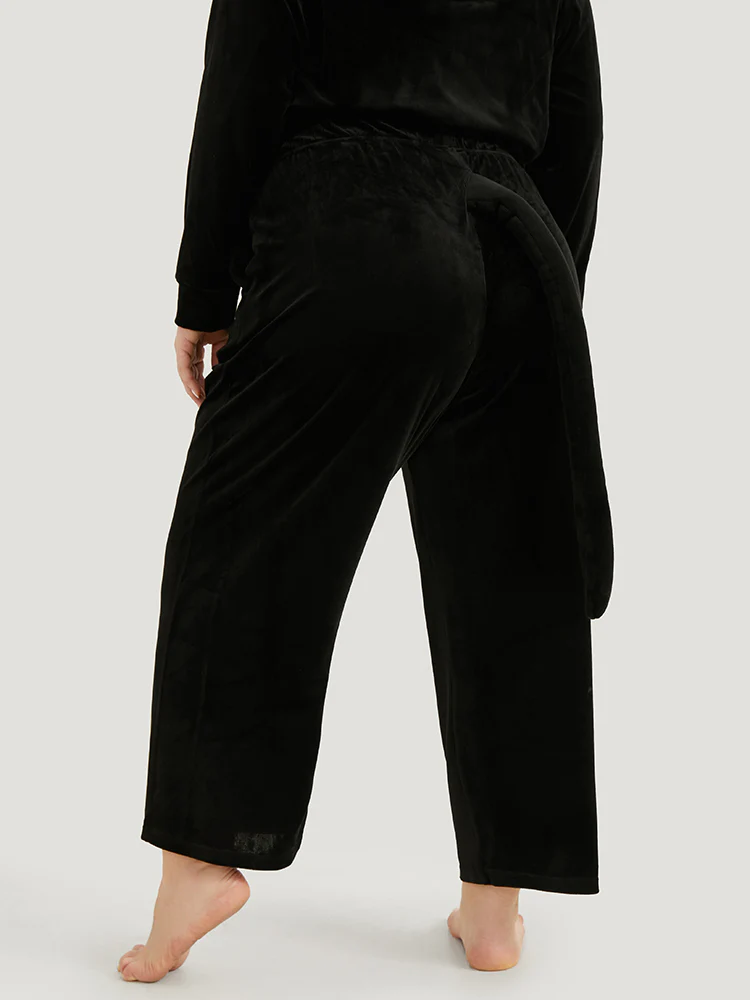 Halloween-Ready Tail Elastic Waist Lounge Bottoms - Image 2
