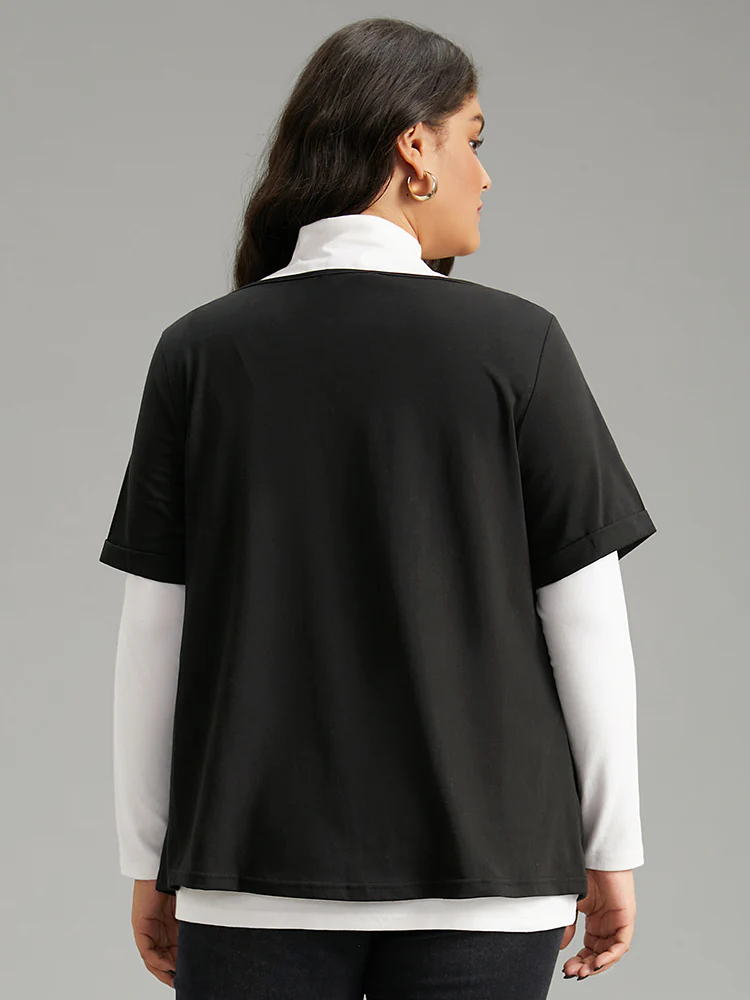 Halloween Solid Distressed T-shirt - Image 2