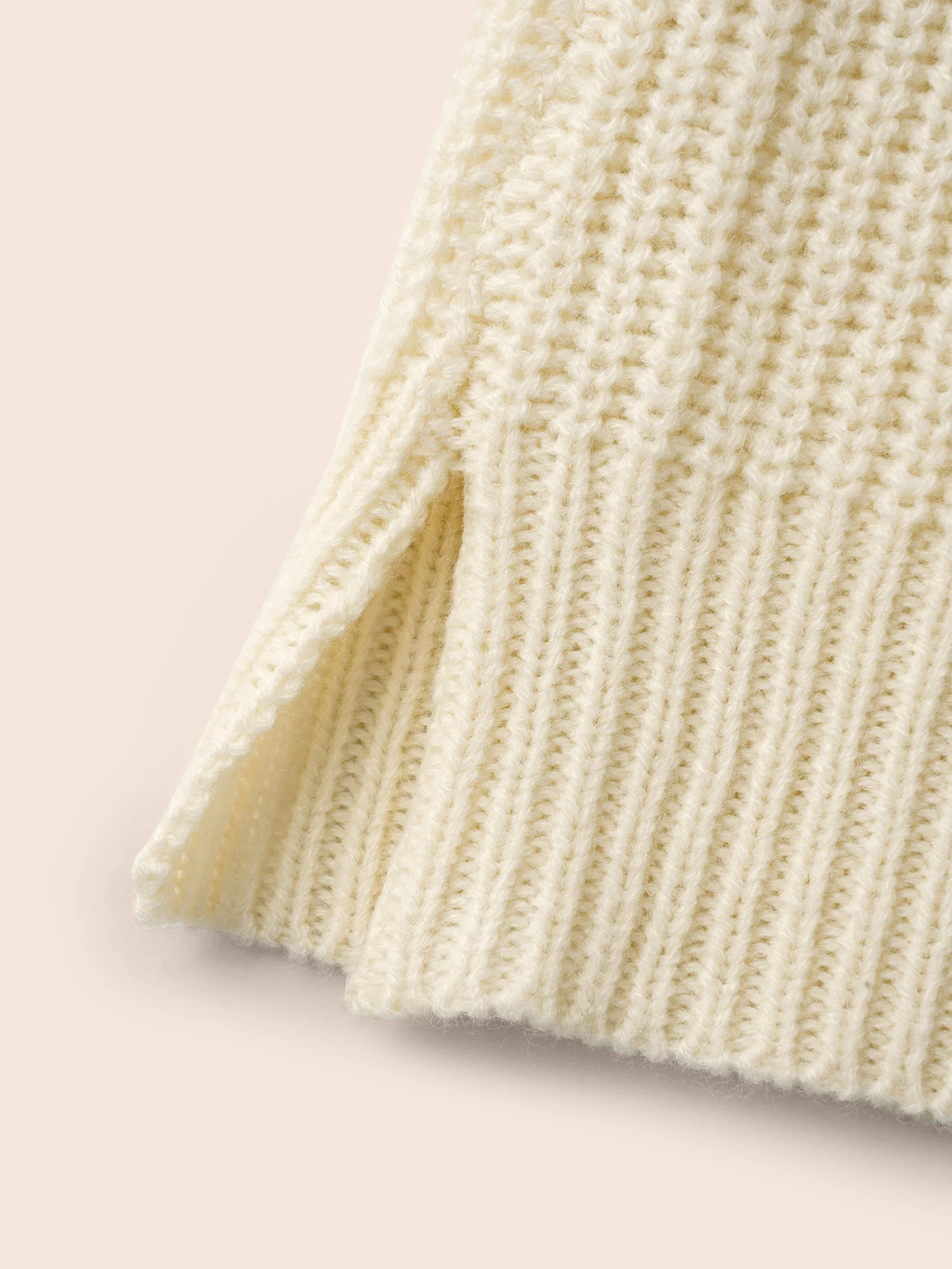 Hand Crocheted Polo Collared Pullover - Image 7