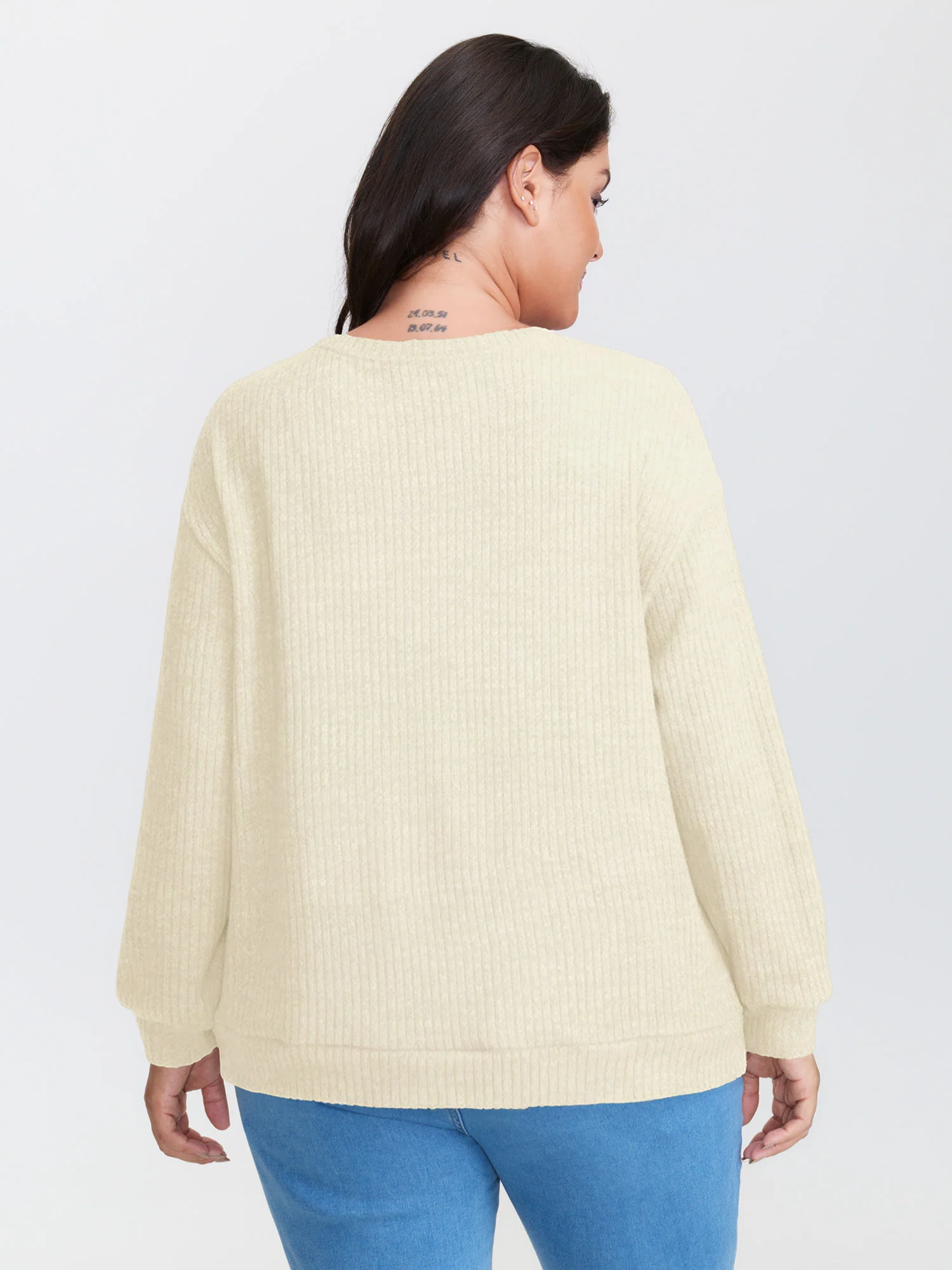 Happy Otter Embroidered Sweatshirt - Image 15