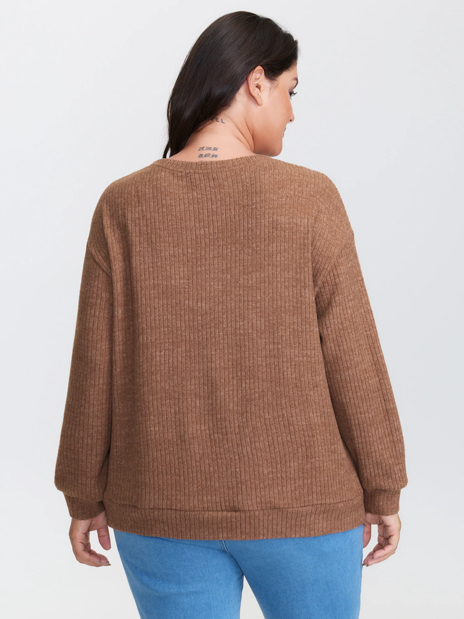 Happy Otter Embroidered Sweatshirt - Image 4