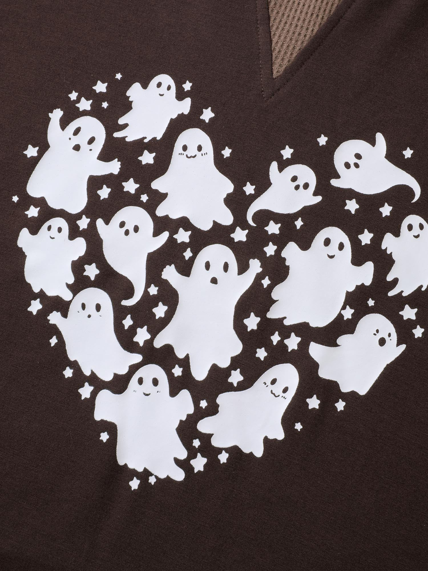 Haunted Heart Relaxed Fit Round Neck Sweatshirt - Image 5