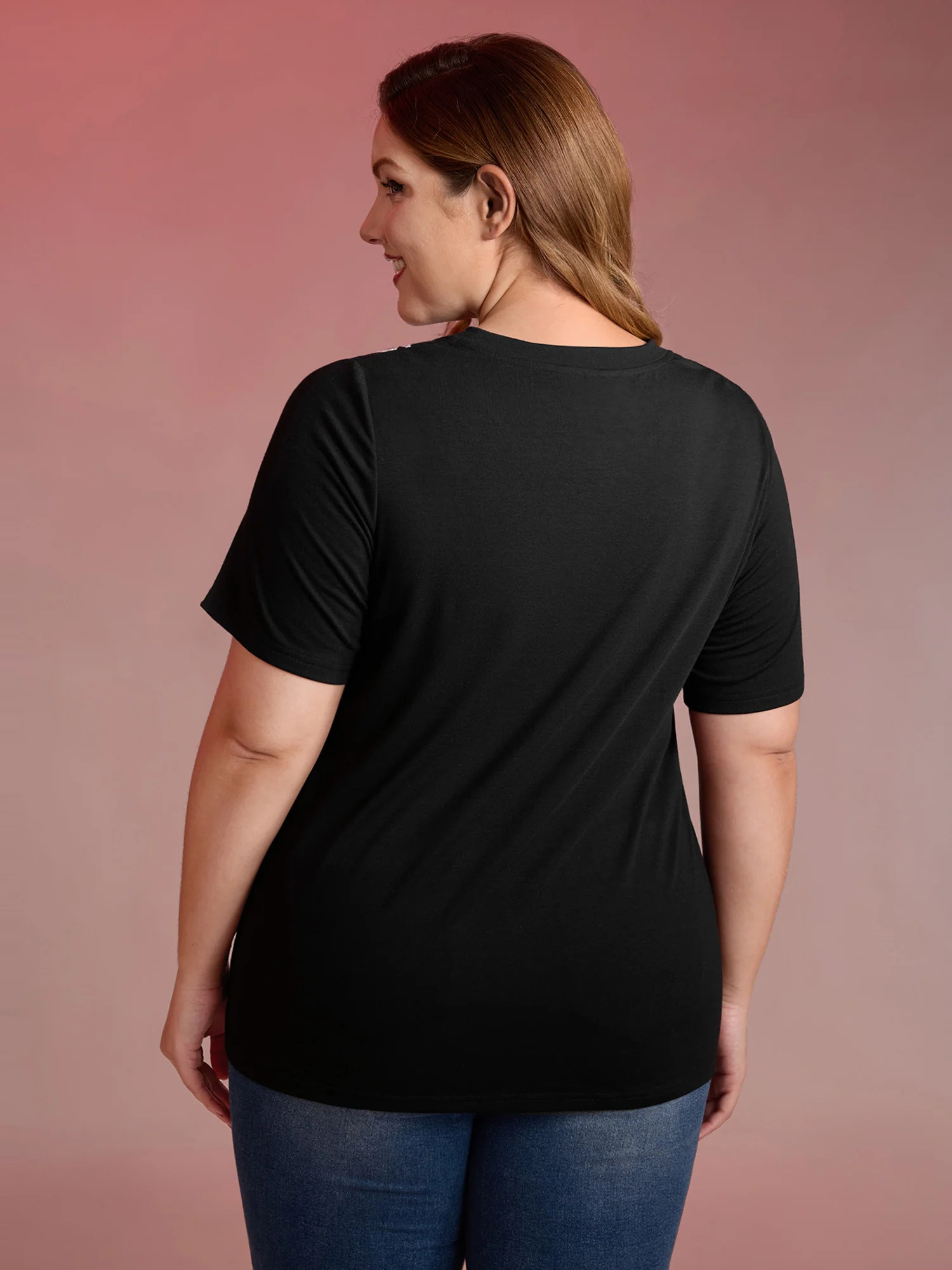 Haunted Skeleton Hand Embroidery T-Shirt - Image 4