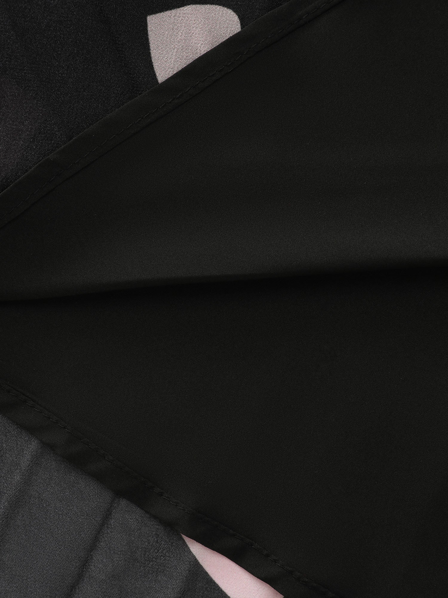 Heart Mesh Pleated Maxi Skirt - Image 7