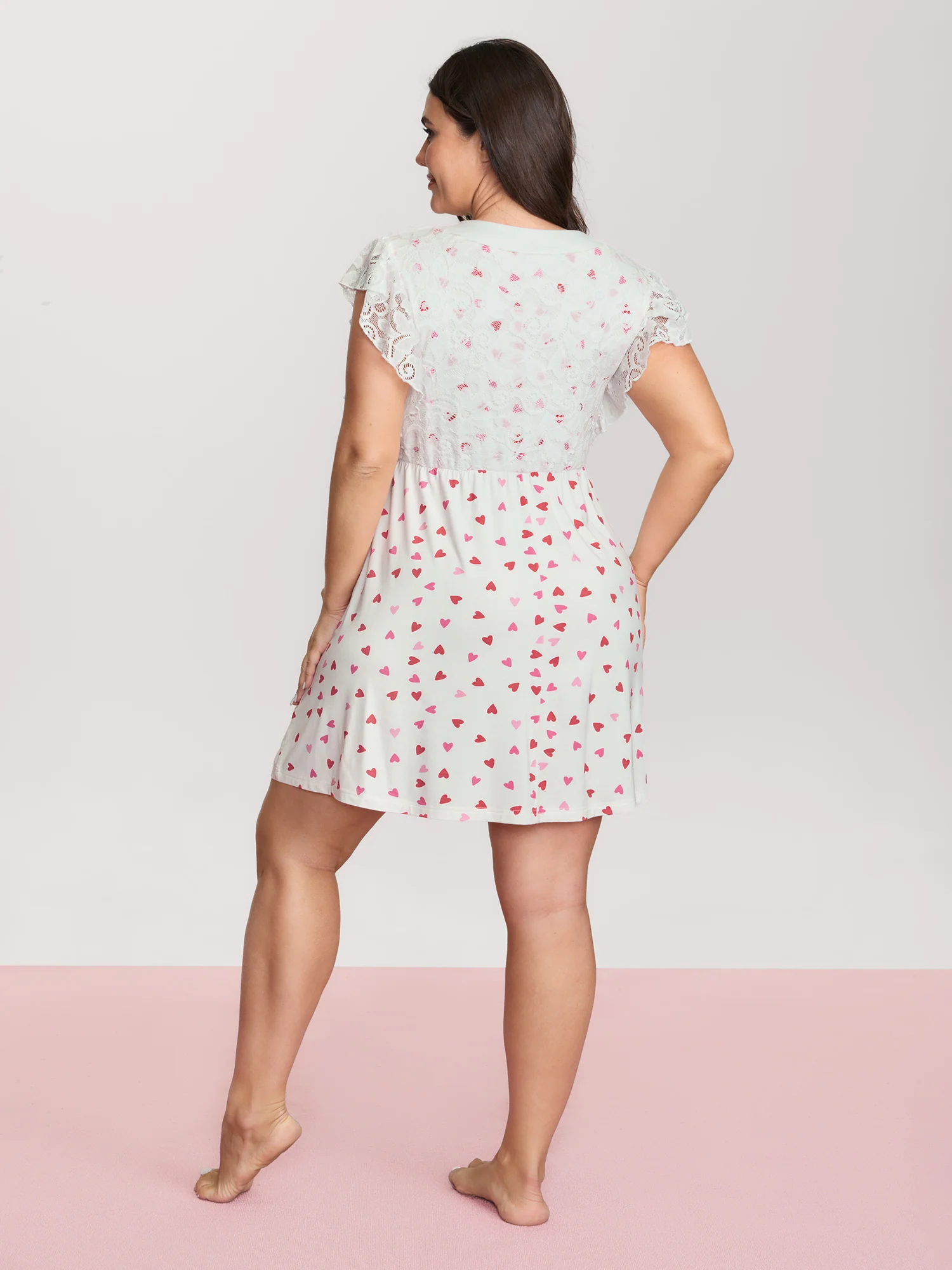 Supersoft Sweet Dreams Lace Trim Nightgown - Image 4