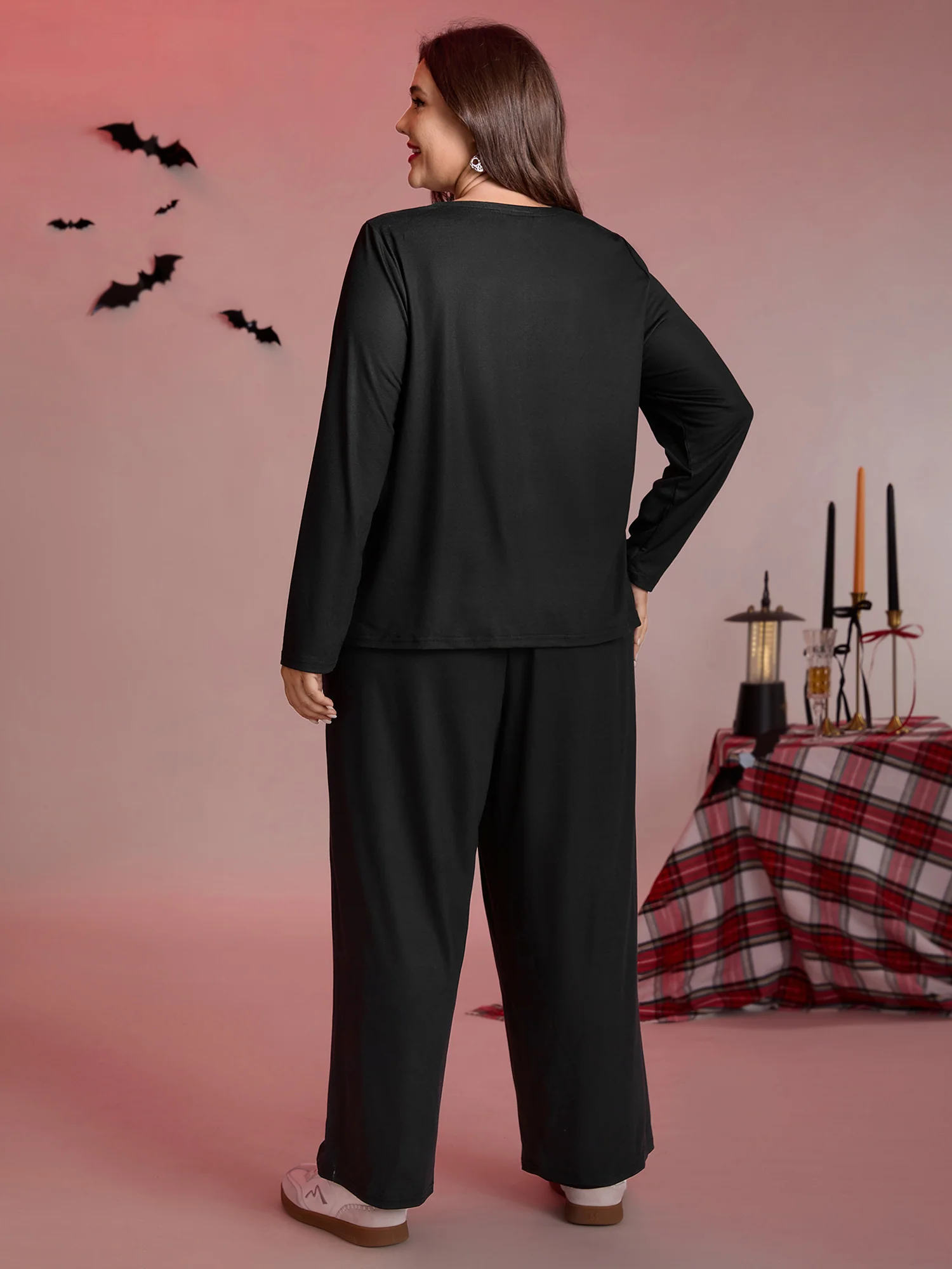 Hearty Skull Print Loungewear Set - Image 7