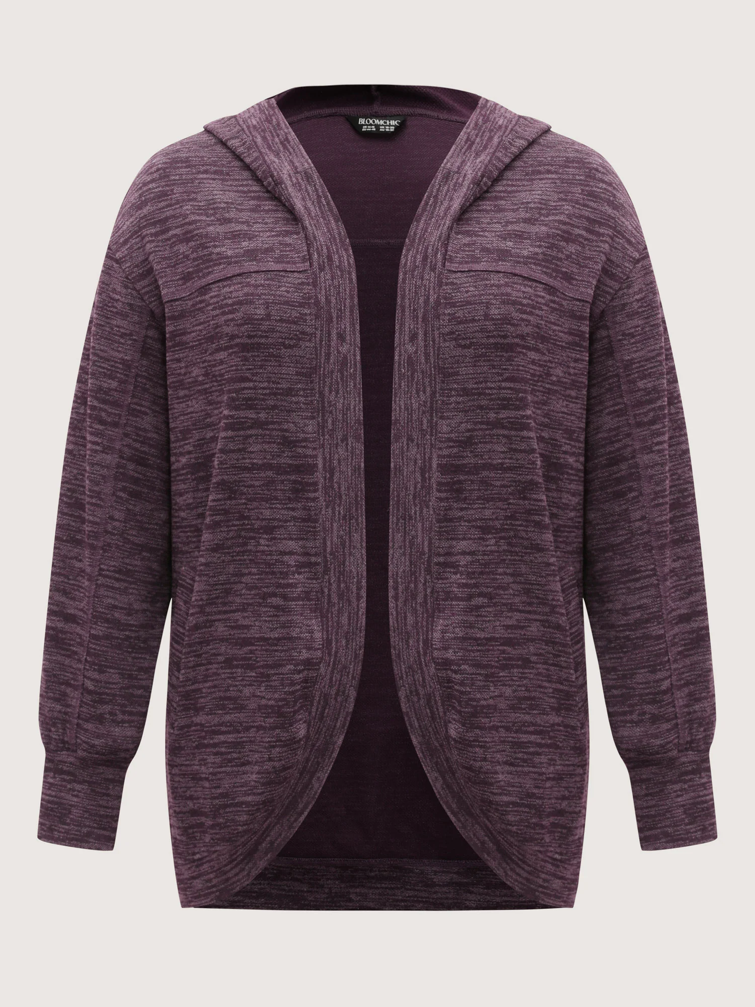 Heather Arc Hem Front-Open Jacket - Image 7